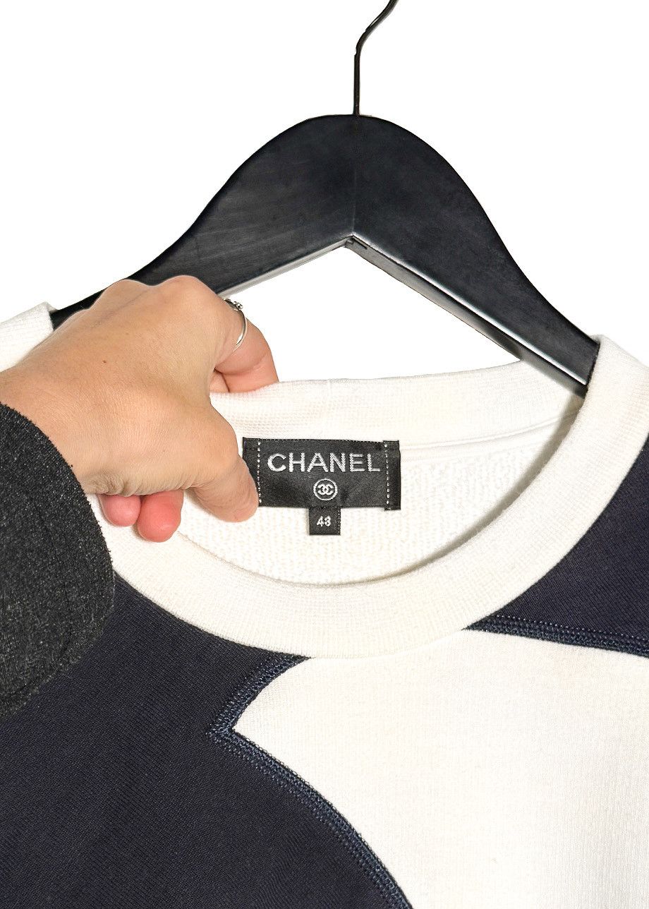 Chanel Chanel 2018 Oversized Colourblock CC Sweatshirt Size XL / US 12-14 / IT 48-50 - 4 Thumbnail