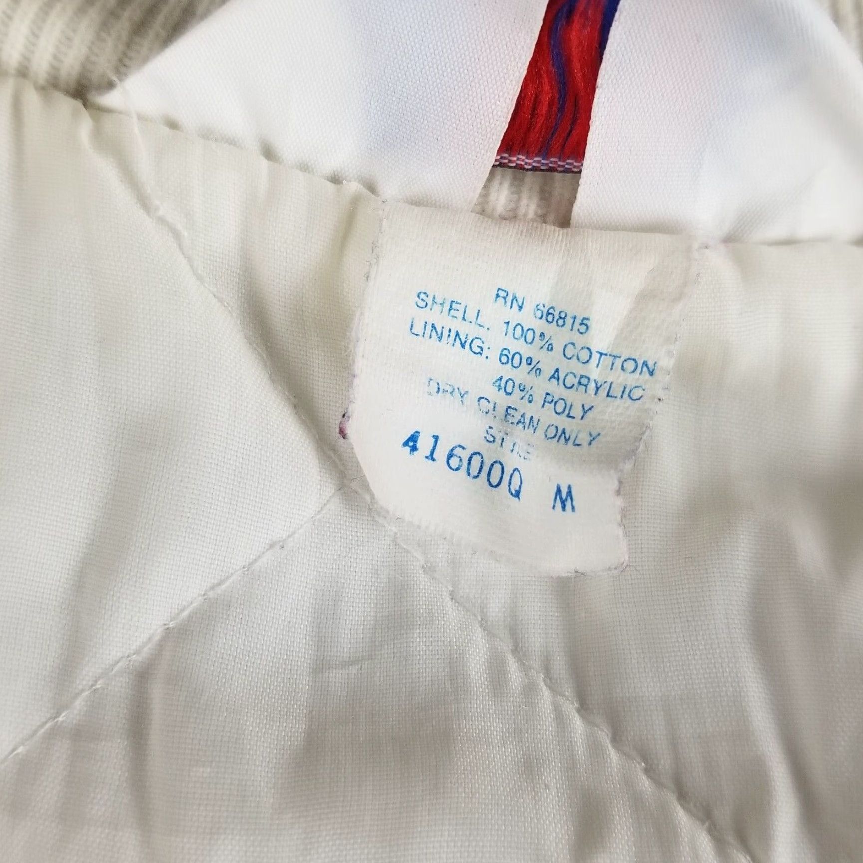 Vintage VINTAGE West Ark Satin Bomber Jacket Adult Large White Horse Scottsdale 1996 Equestrian Sports Size US L / EU 52-54 / 3 - 7 Thumbnail
