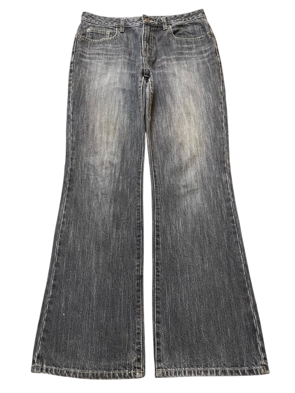 If Six Was Nine Vintage Japanese Brand Faded Wash Style Wide Leg Jeans Size US 30 / EU 46 - 1 Thumbnail