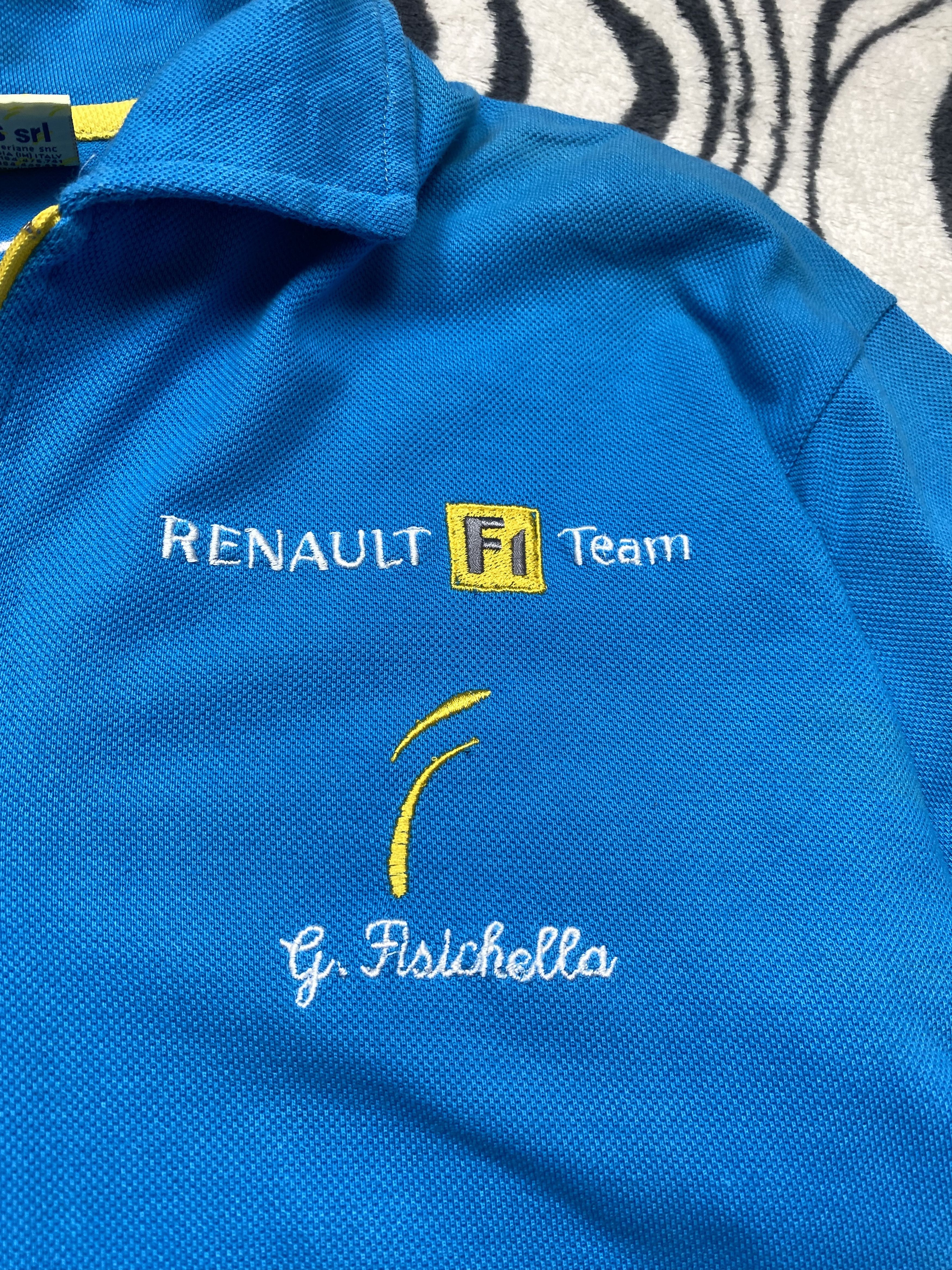 Formula 1 × Vintage Giancarlo Ficichella Vintage Renault F1 Team Polo Shirt Size US L / EU 52-54 / 3 - 3 Thumbnail
