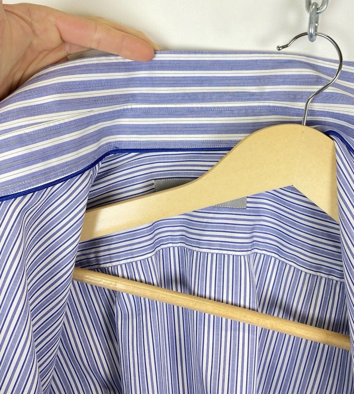Etro Etro Milano Long Sleeve Button Front Striped Shirt Size 38 Size US M / EU 48-50 / 2 - 8 Thumbnail