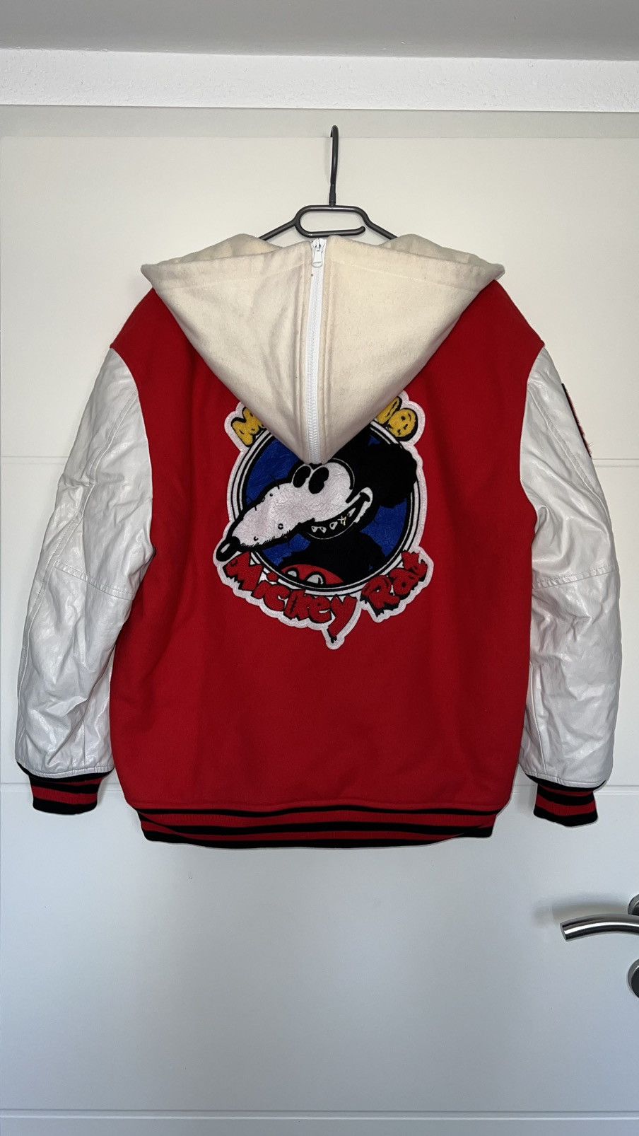 Moschino Moschino Mickey Rat Bomber Jacket Red White Size M Size M / US 6-8 / IT 42-44 - 12 Thumbnail