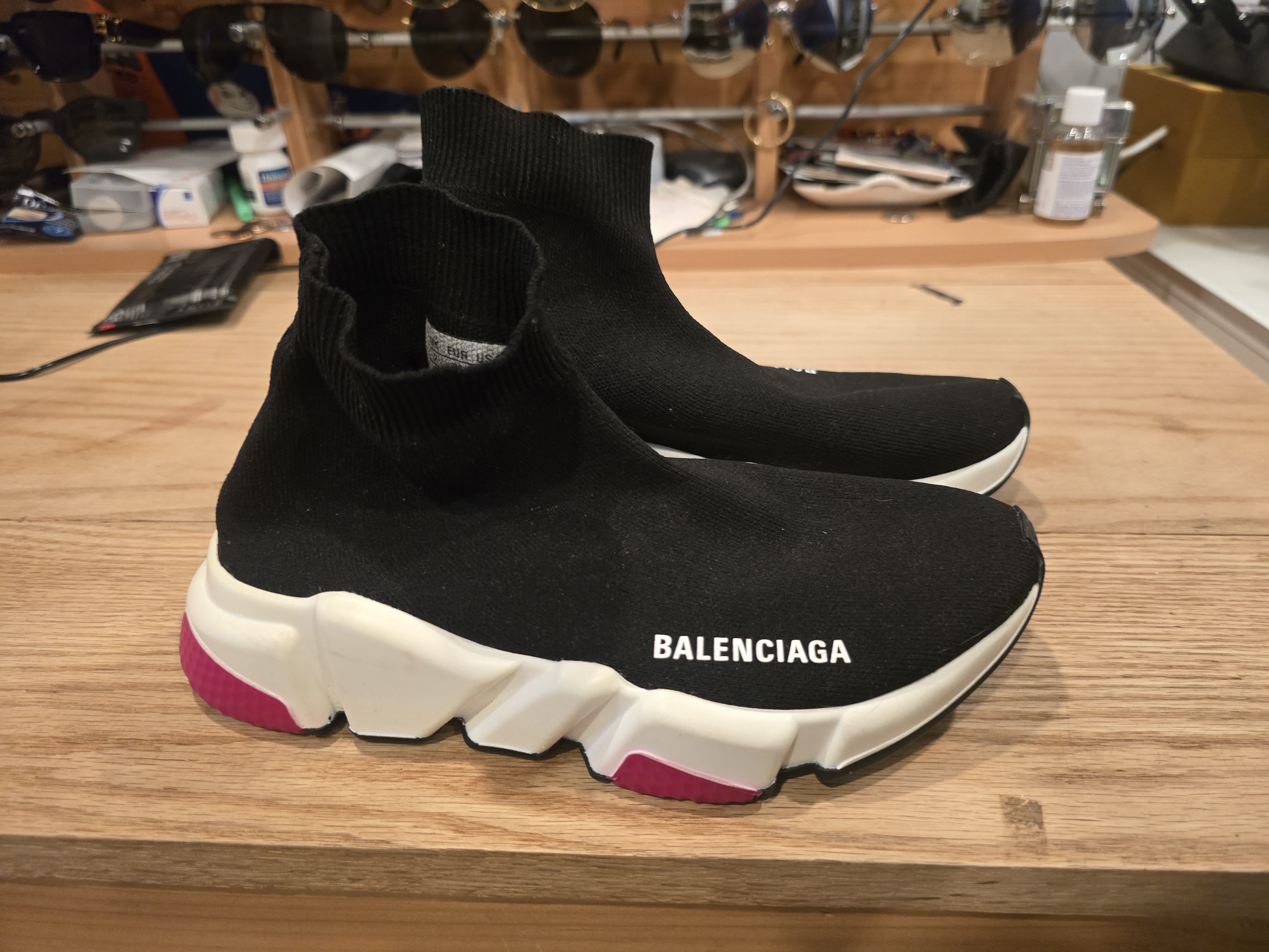 Balenciaga Balenciaga Sock Mismatch Sneakers Sz 35 & Sz 38 Size US 5 / IT 35 - 3 Thumbnail