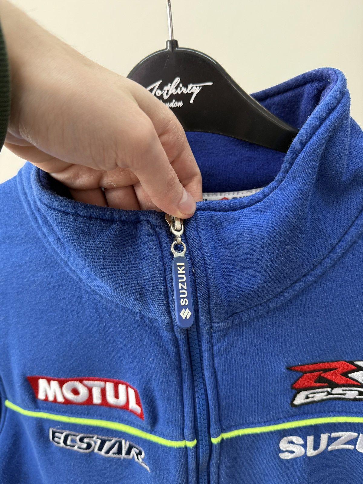 Other Vintage Suzuki MotoGP Team Jacket Mens Blue Full Zip Racing Size US XL / EU 56 / 4 - 5 Thumbnail