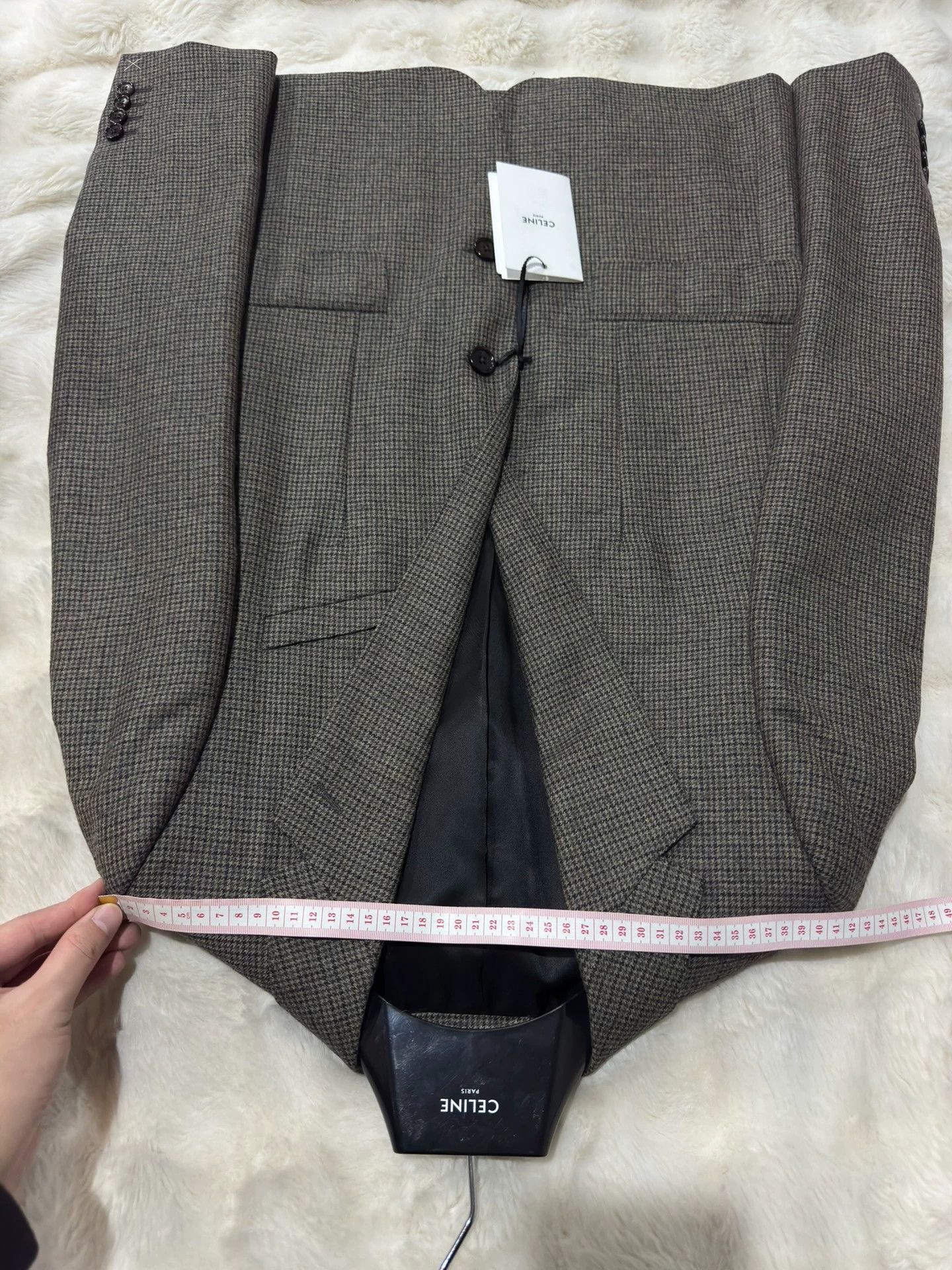Celine Celine brand new men's dark striped suit, size 46 Size 46R - 5 Thumbnail