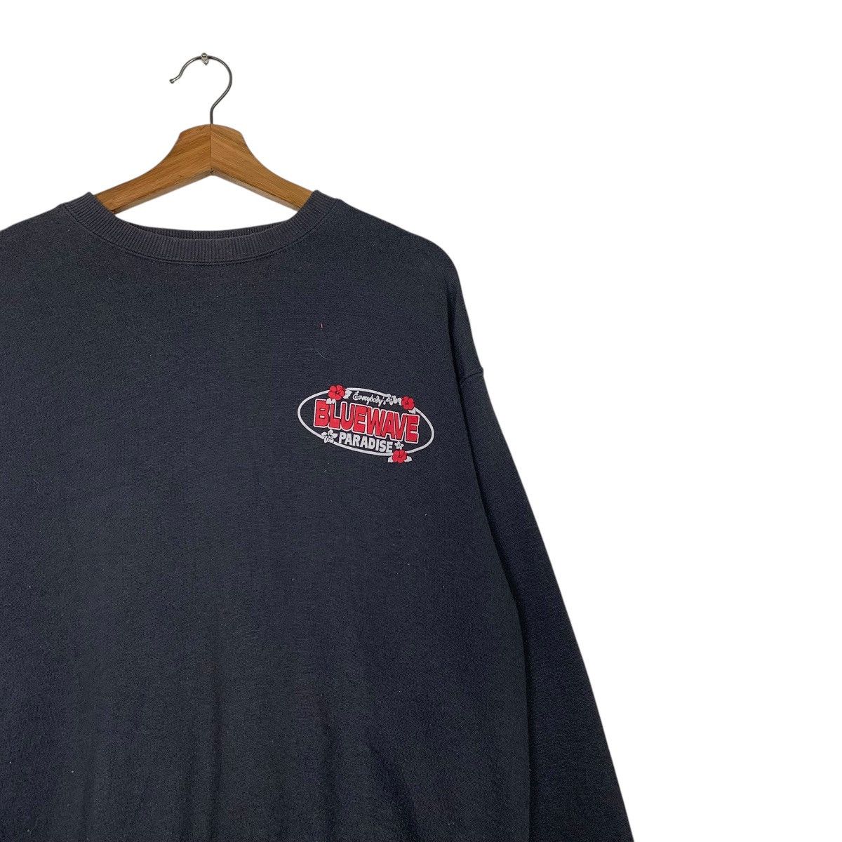 Japanese Brand Vintage Blue Wave Paradise Surfing Sweatshirt Size US M / EU 48-50 / 2 - 6 Thumbnail