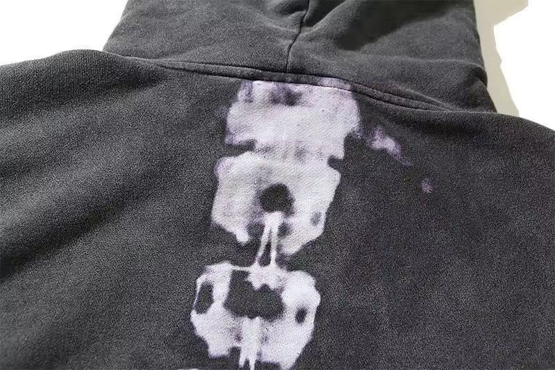 Other Vintage Retro Gothic Skeleton Print Skull Hoodie Sweatshirt Size US XL / EU 56 / 4 - 6 Thumbnail