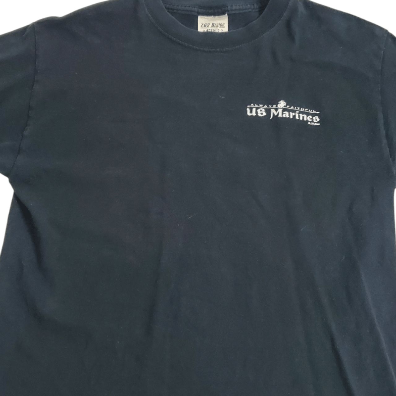 Vintage 90s US Marine Corps Devil Dogs T-Shirt. Size US M / EU 48-50 / 2 - 3 Thumbnail