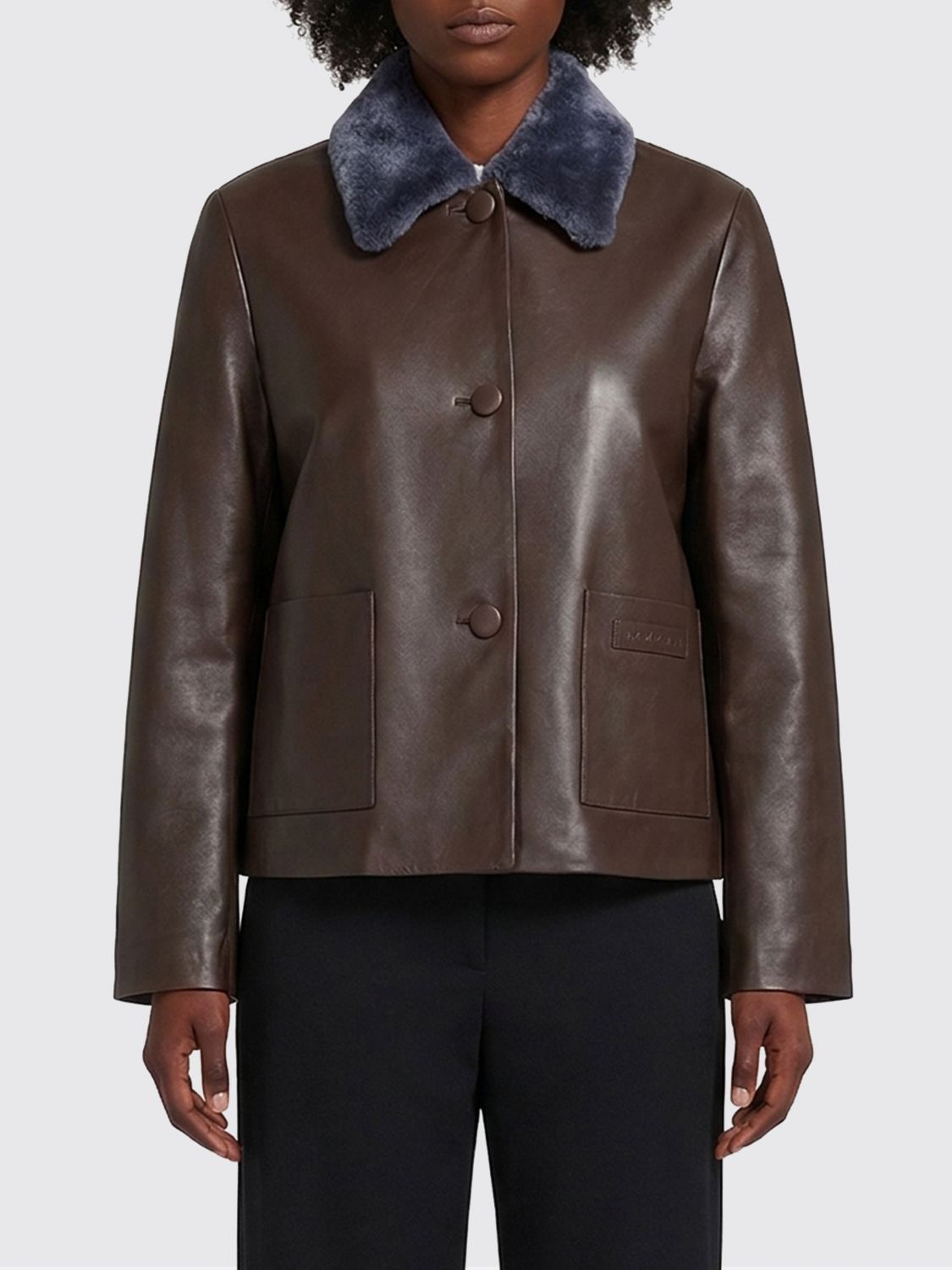 Marni Marni Jacket Woman Cocoa Size M / US 6-8 / IT 42-44 - 1 Thumbnail