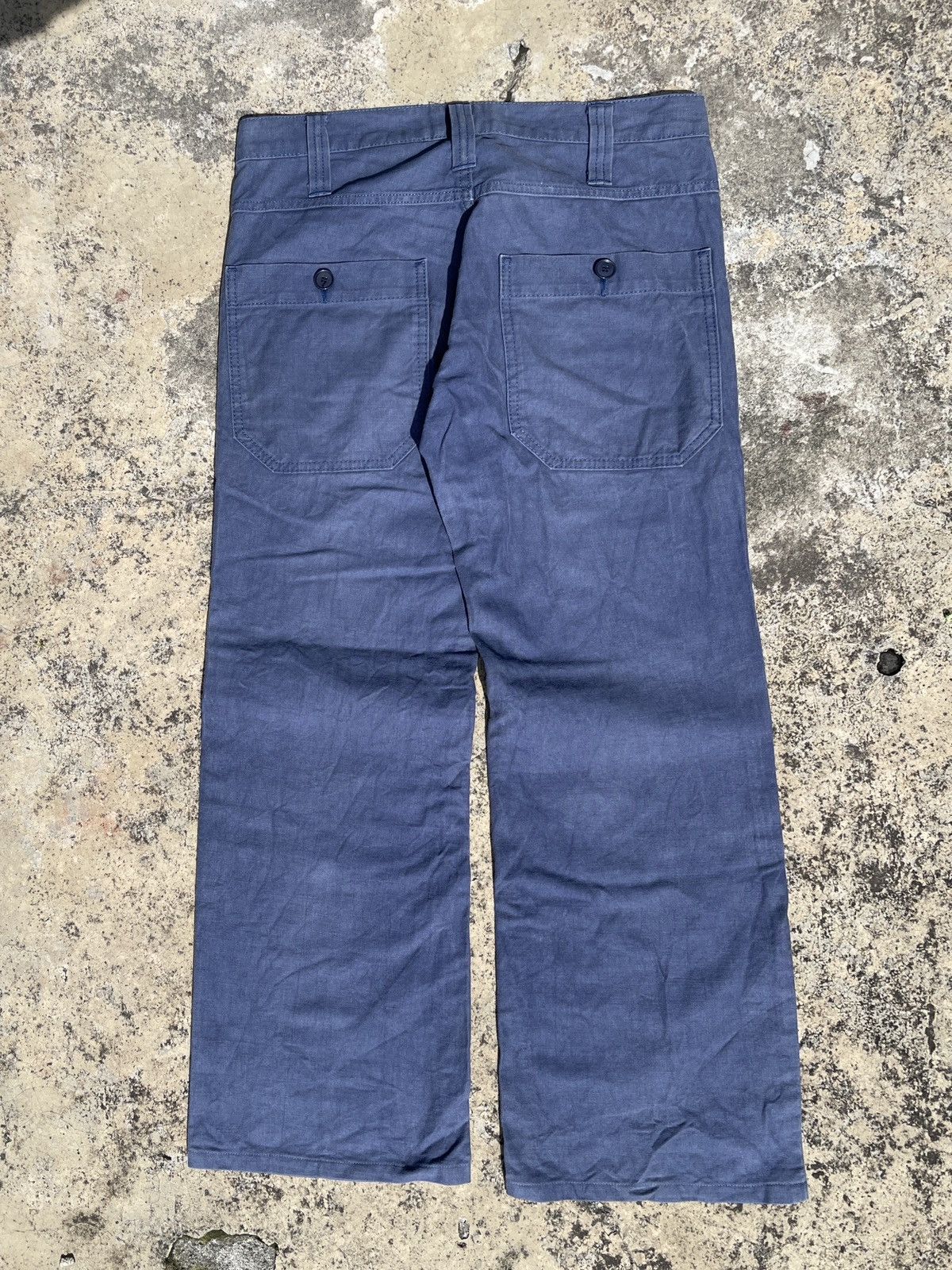 Comme des Garcons Tricot CDG Military Wide Leg Pants Canvas Size US 33 - 5 Thumbnail