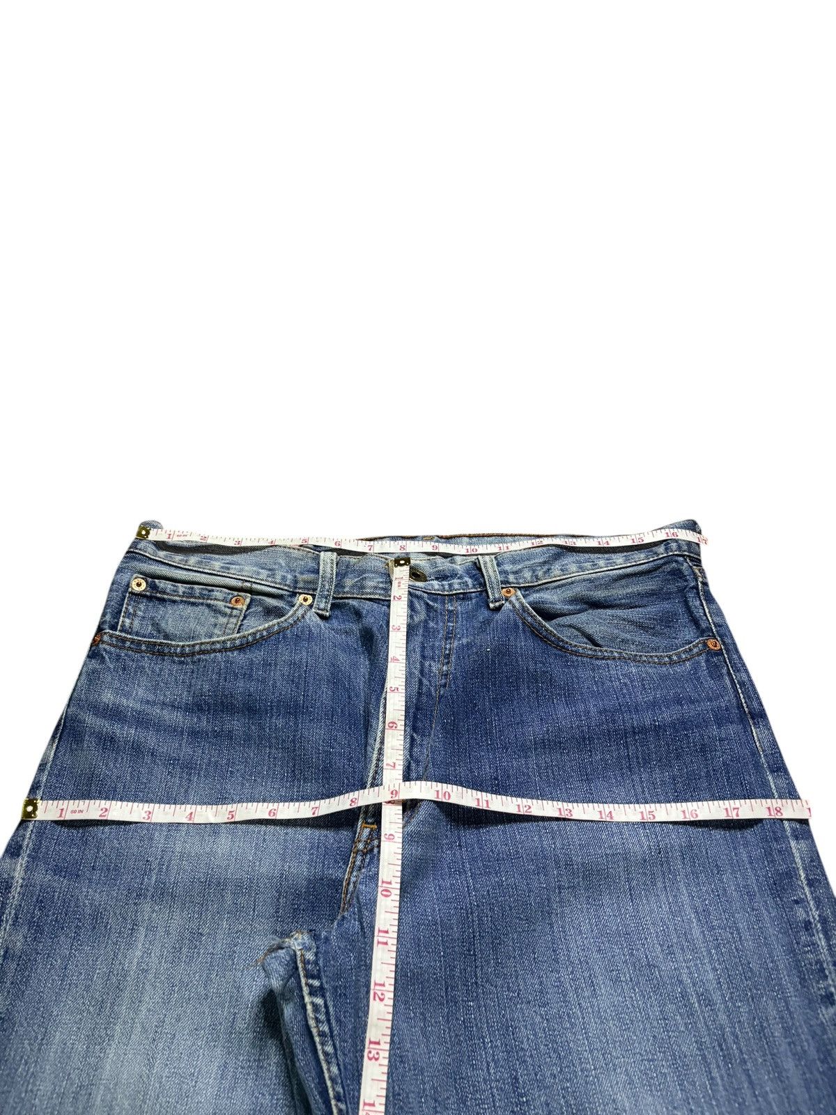 Levi's Vintage 90s Levis 503 Blue Wash Distressed Loose Jeans Size US 34 / EU 50 - 13 Thumbnail