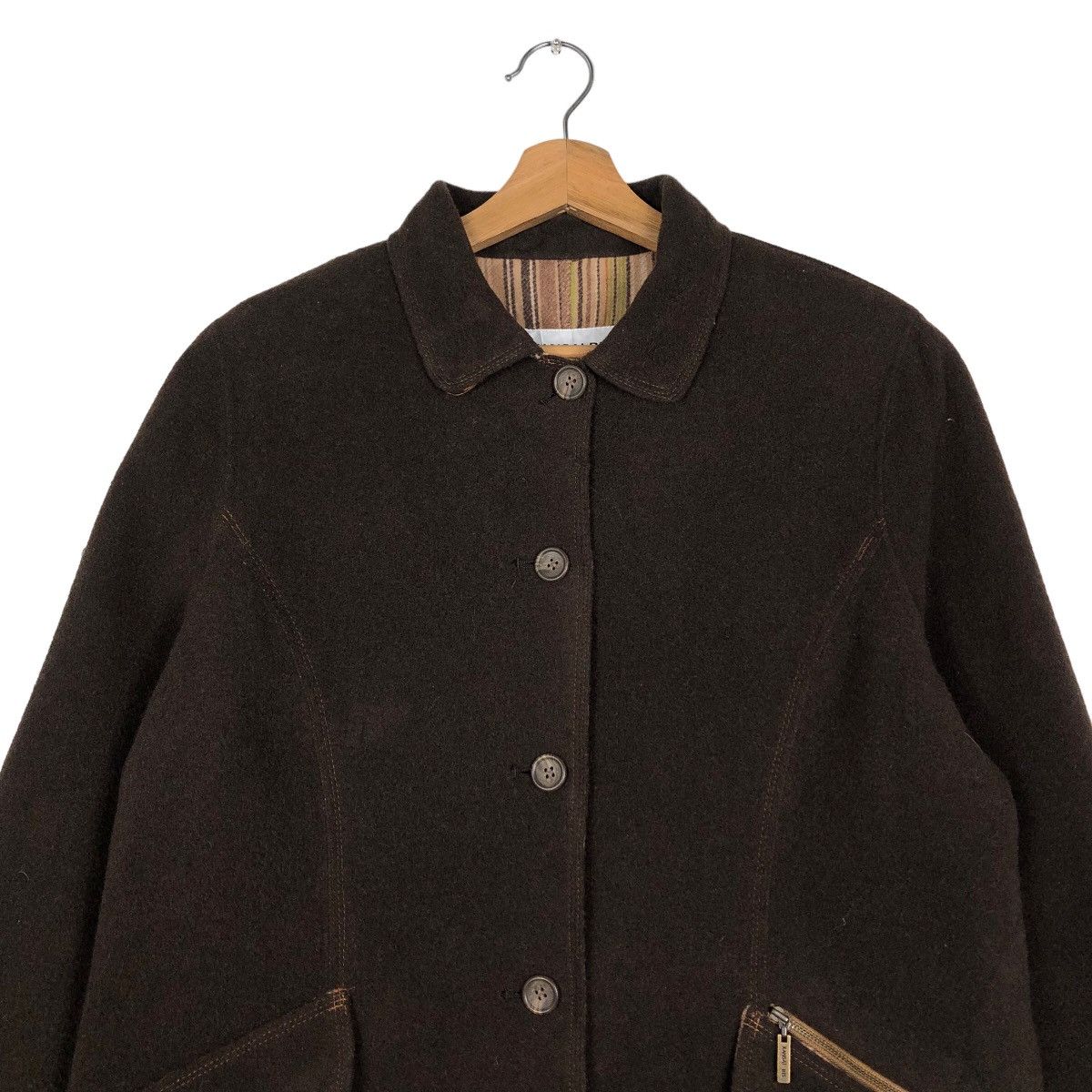 Japanese Brand 🔥Vintage Wool Chore Jacket Kansai Bis Japan Made Blanket Size US M / EU 48-50 / 2 - 3 Thumbnail