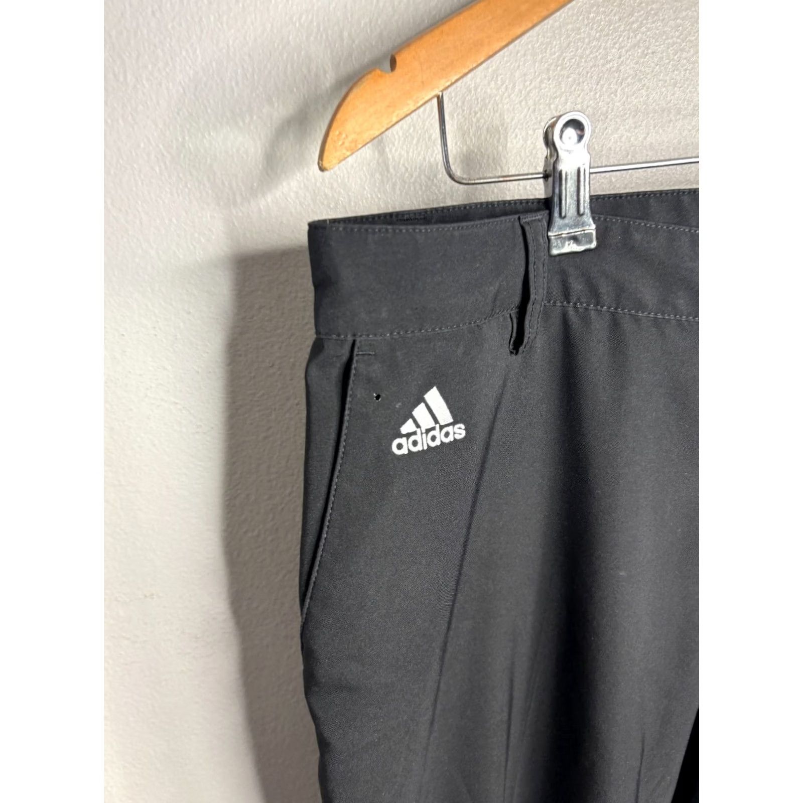 Adidas Adidas Pants Mens 34 x 30 Black Performance Tech Golf Chino 5743 Pants Mens Regular Black Golf Chino 34 Inseam 30in Adidas Men Black 34x30 Size US 34 / EU 50 - 2 Thumbnail