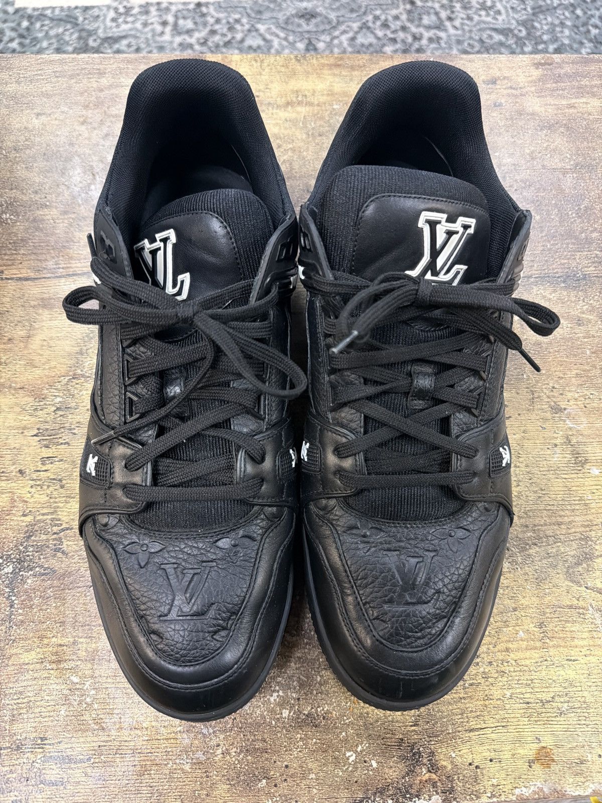Louis Vuitton Louis Vuitton LV Trainer black Size US 12 / EU 45 - 8 Thumbnail