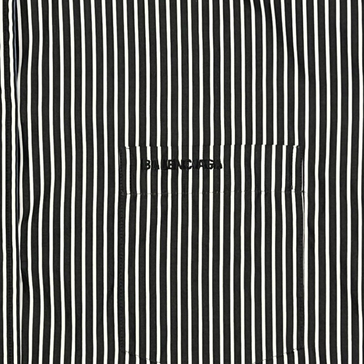 Balenciaga BALENCIAGA 21 Fall Demna Striped Reversible Oversized Shirts Size US L / EU 52-54 / 3 - 5 Thumbnail