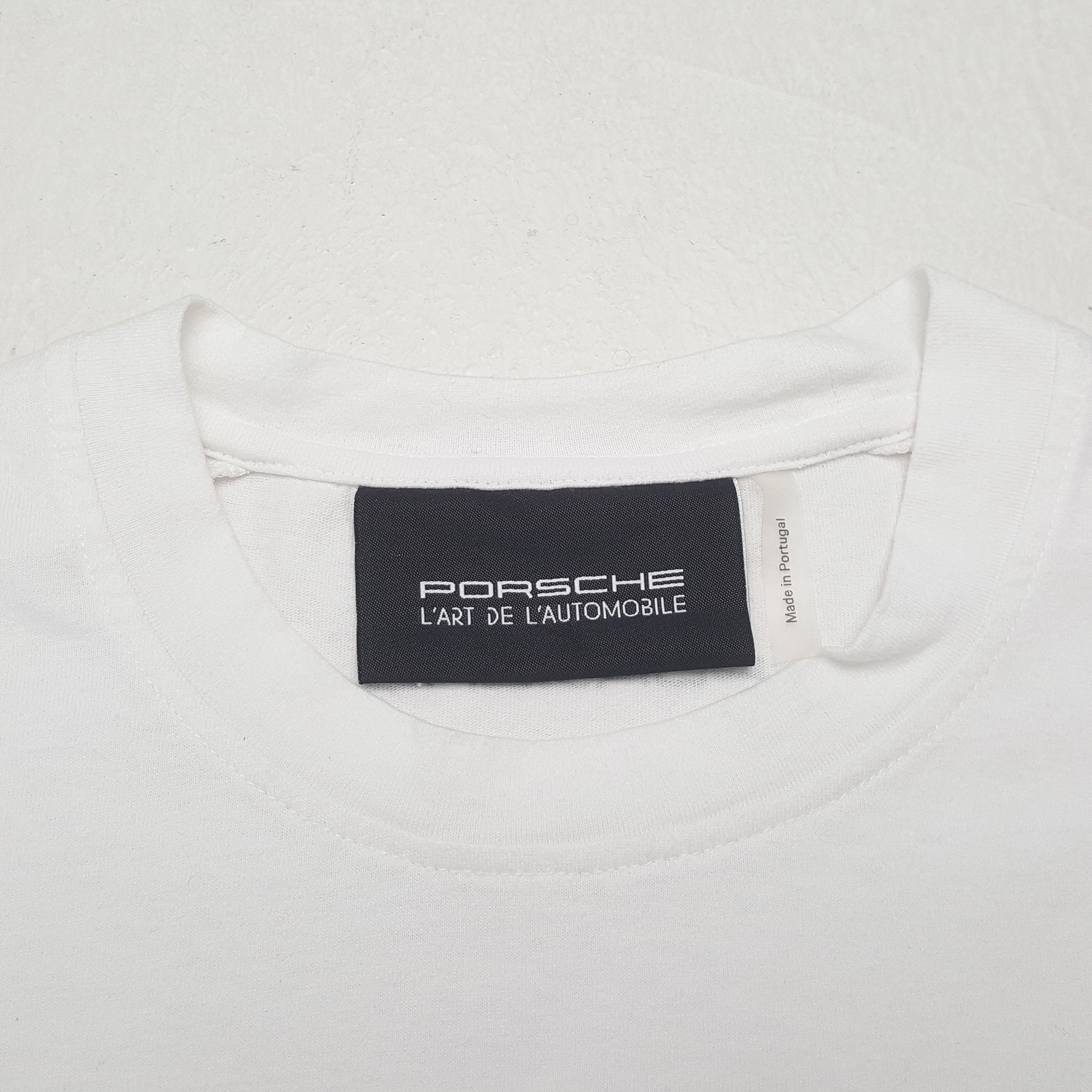 Porsche Design × Vintage PORCHE L'art Automobile Motorsports Tshirt C276N69 Size US L / EU 52-54 / 3 - 5 Thumbnail