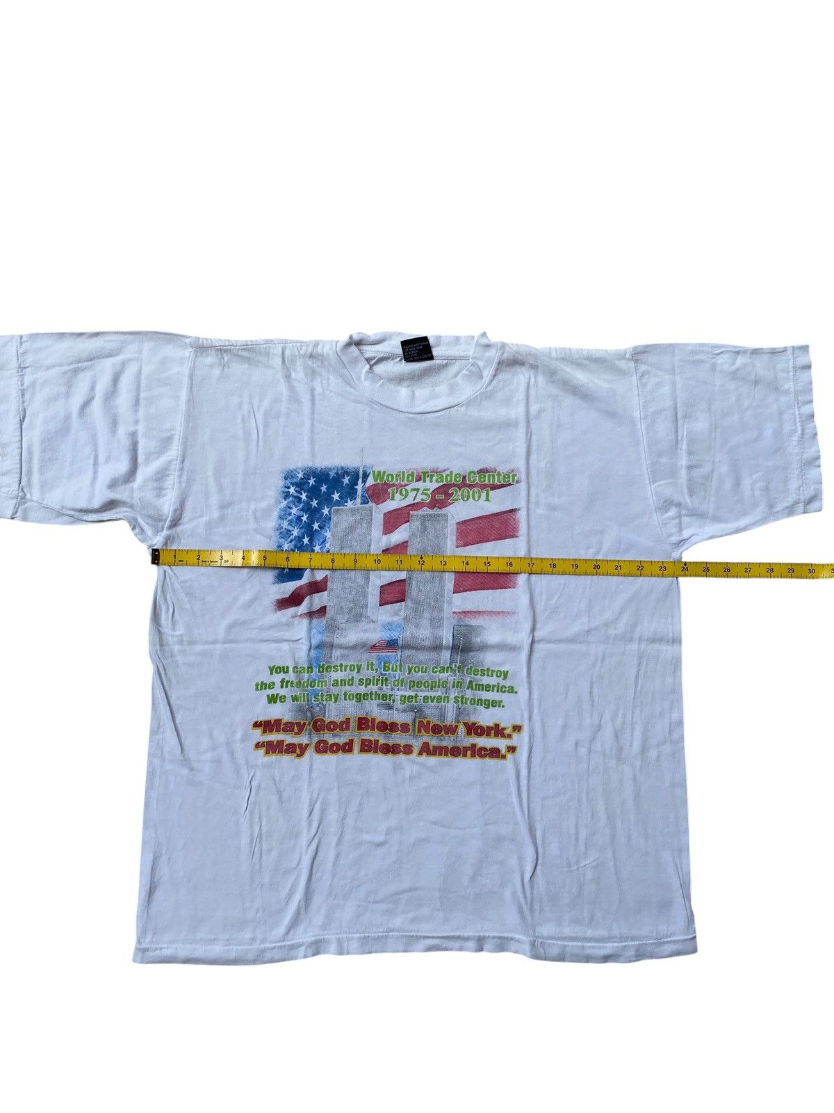 Vintage Vintage World Trade Center Memorial Tee Single Stitch USA Size US XL / EU 56 / 4 - 3 Thumbnail
