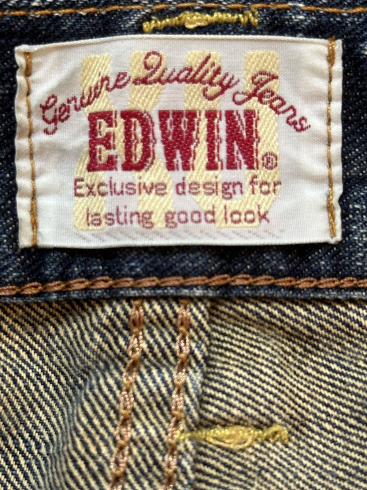 Edwin Edwin XV Exclusive Vintage Faded Wash Style Baggy Jeans Size US 34 / EU 50 - 10 Thumbnail