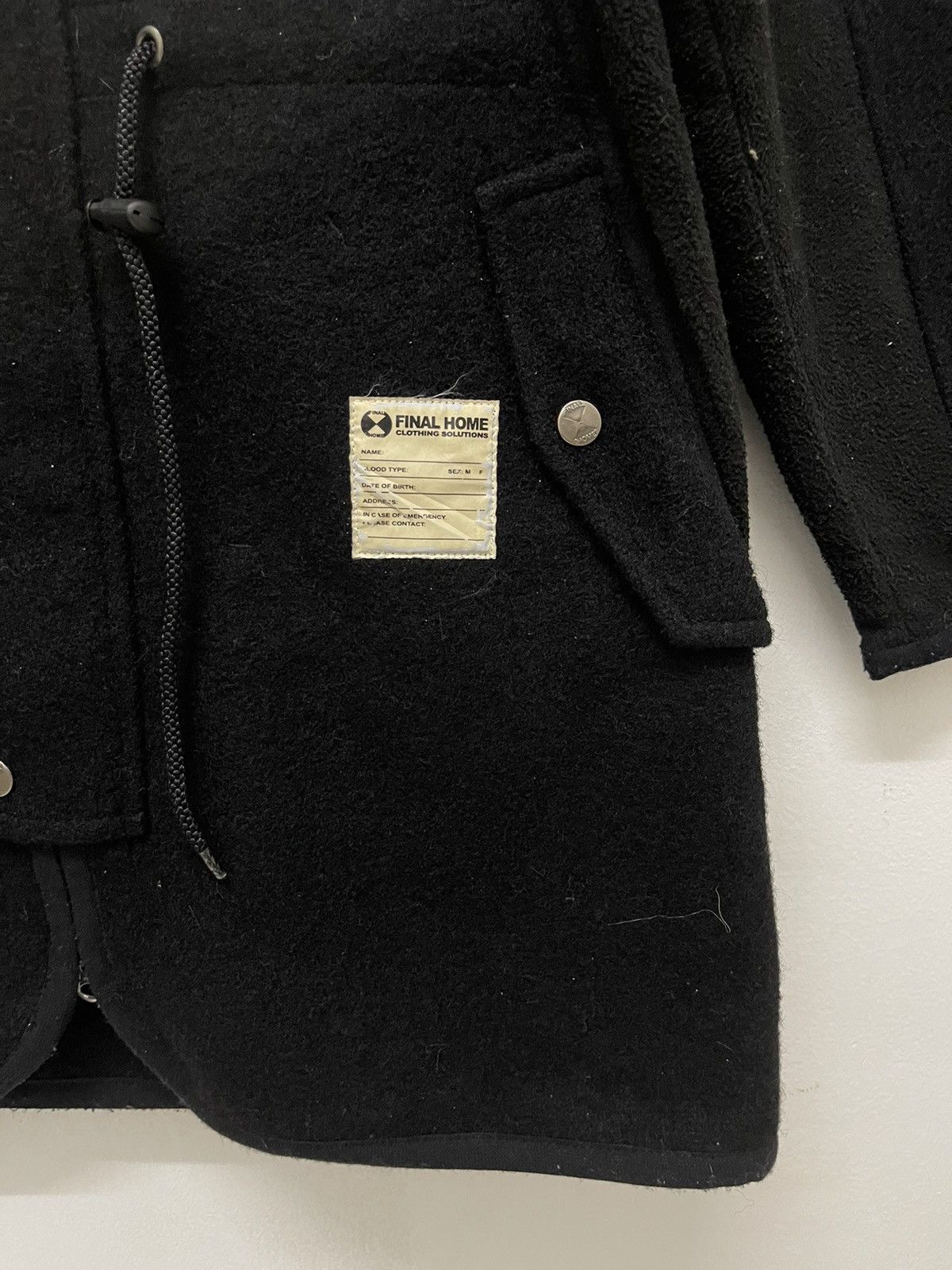 Final Home VINTAGE FINAL HOME TURTLE NECK WOOL JACKET AVANTGARDISM Size US S / EU 44-46 / 1 - 4 Thumbnail