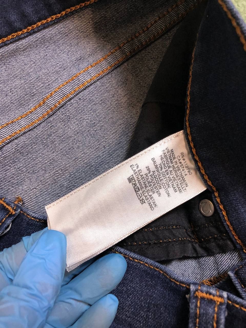 True Religion True Religion Rocco Relaxed Skinny Jeans Dark Wash Mens Size US 30 / EU 46 - 3 Thumbnail