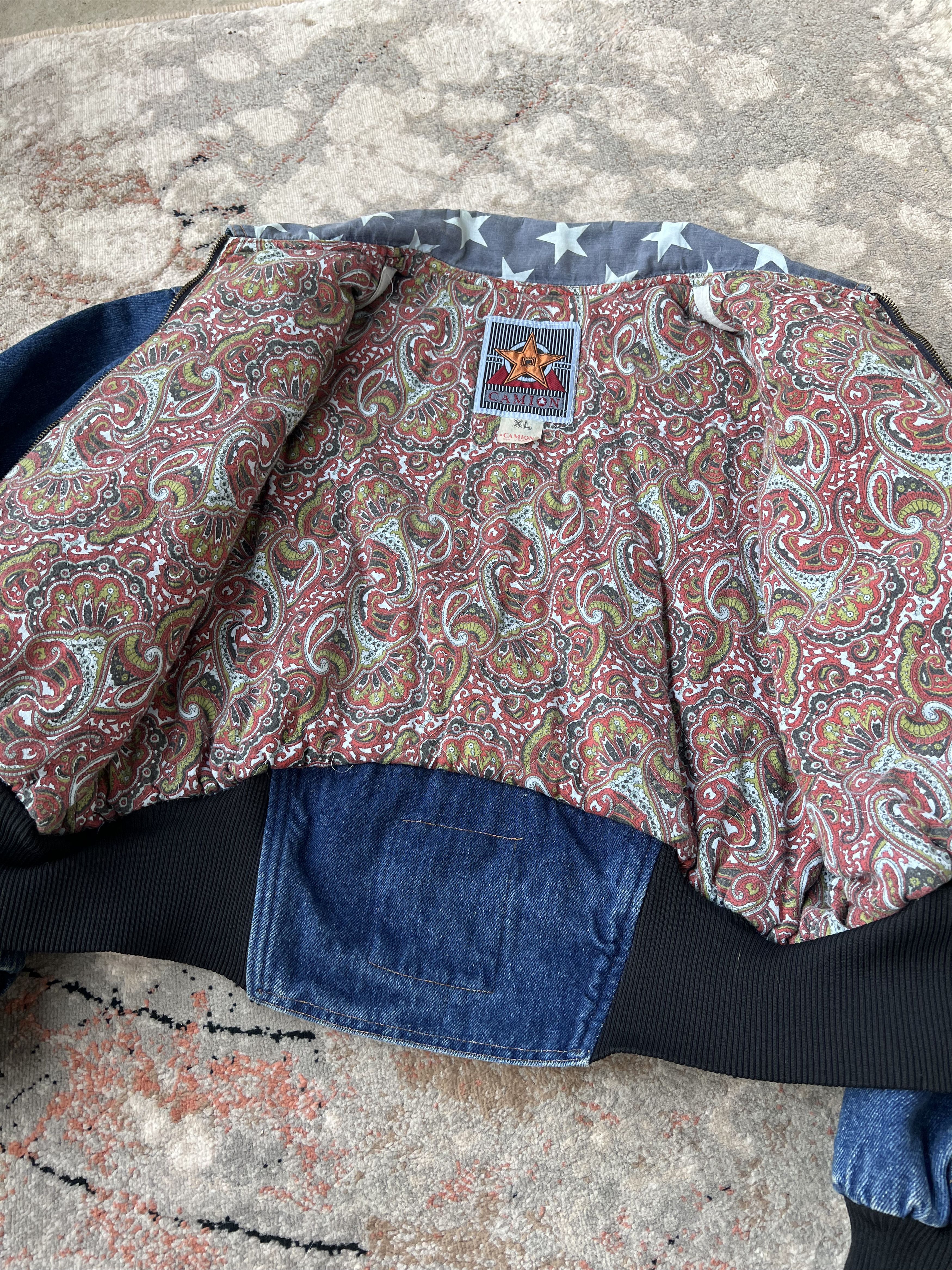 Vintage Camion Vintage Denim Jacket Size XL / US 12-14 / IT 48-50 - 5 Thumbnail