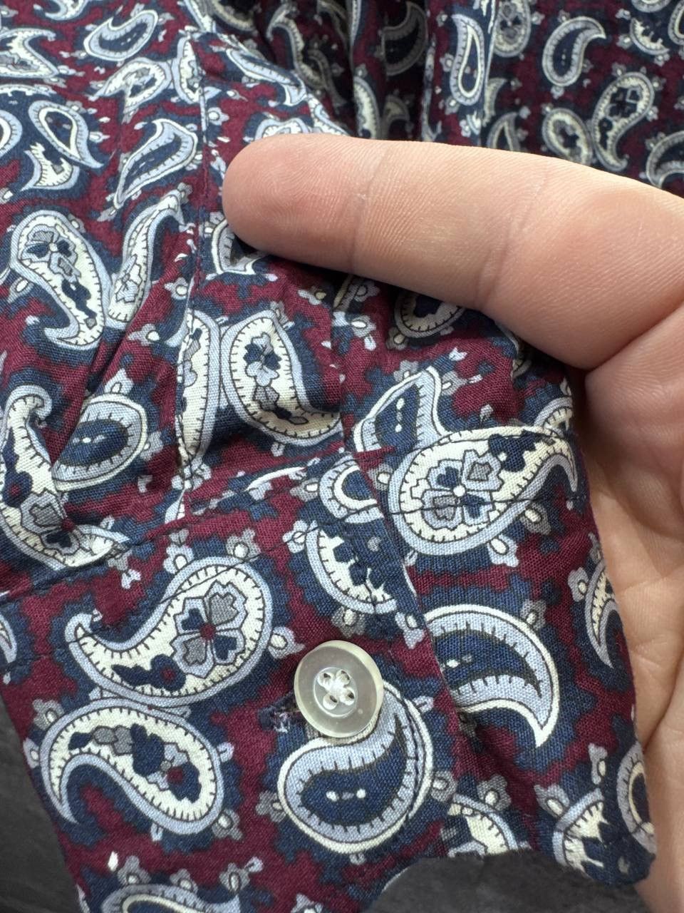 Other POP London Mens Shirt Paisley Long Sleeve Button Up Size S Size US S / EU 44-46 / 1 - 18 Thumbnail