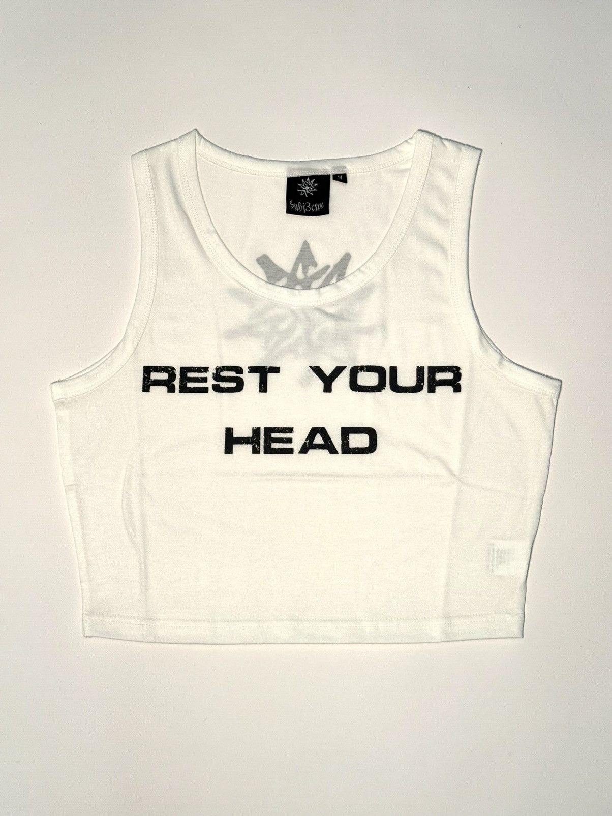 Other Subj3ctve White Rest Tank Top Size XL / US 12-14 / IT 48-50 - 3 Thumbnail