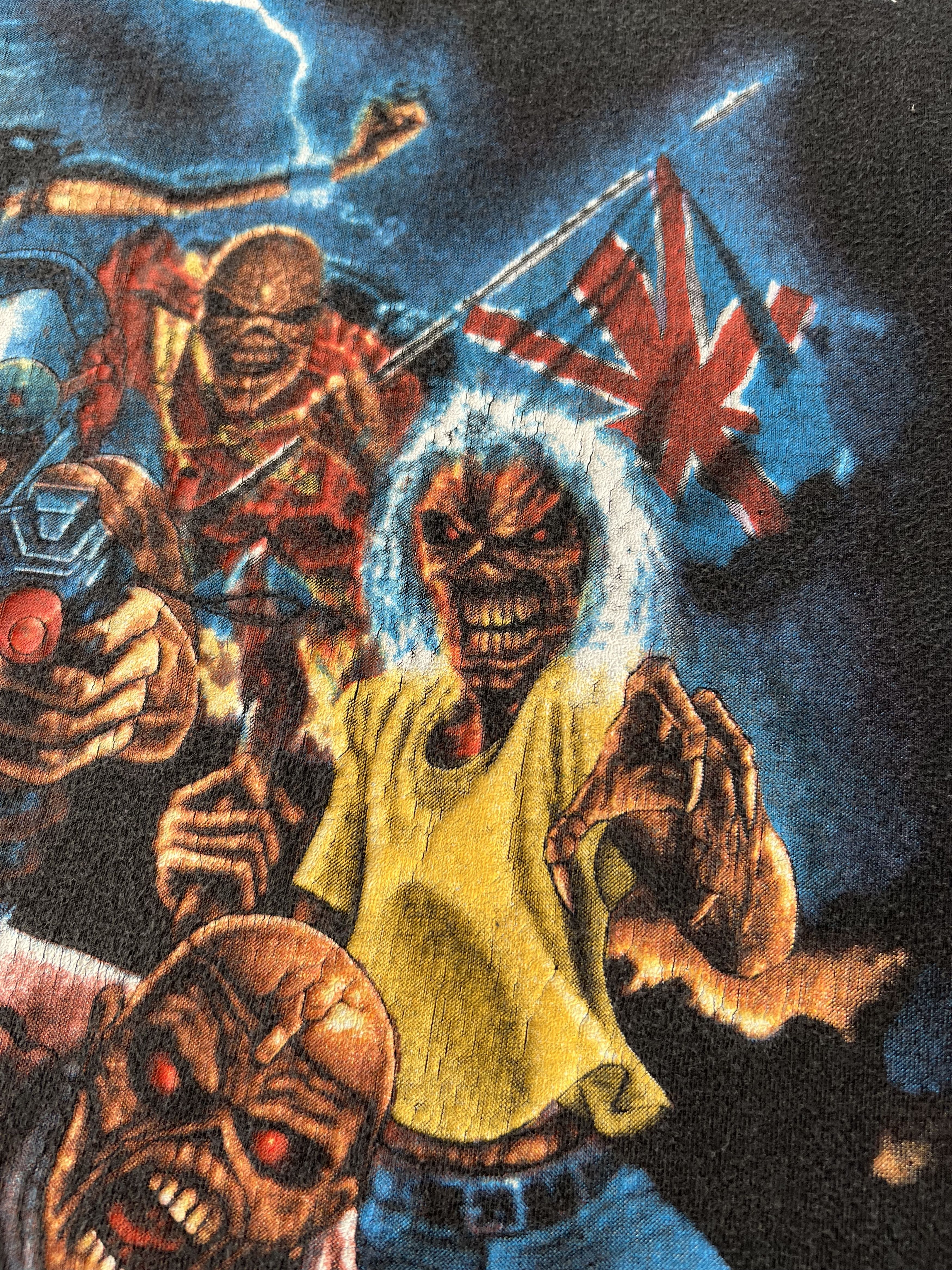 Band Tees Vintage 1996 Iron Maiden Best of the Beast Black T-shirt Size US XL / EU 56 / 4 - 7 Thumbnail