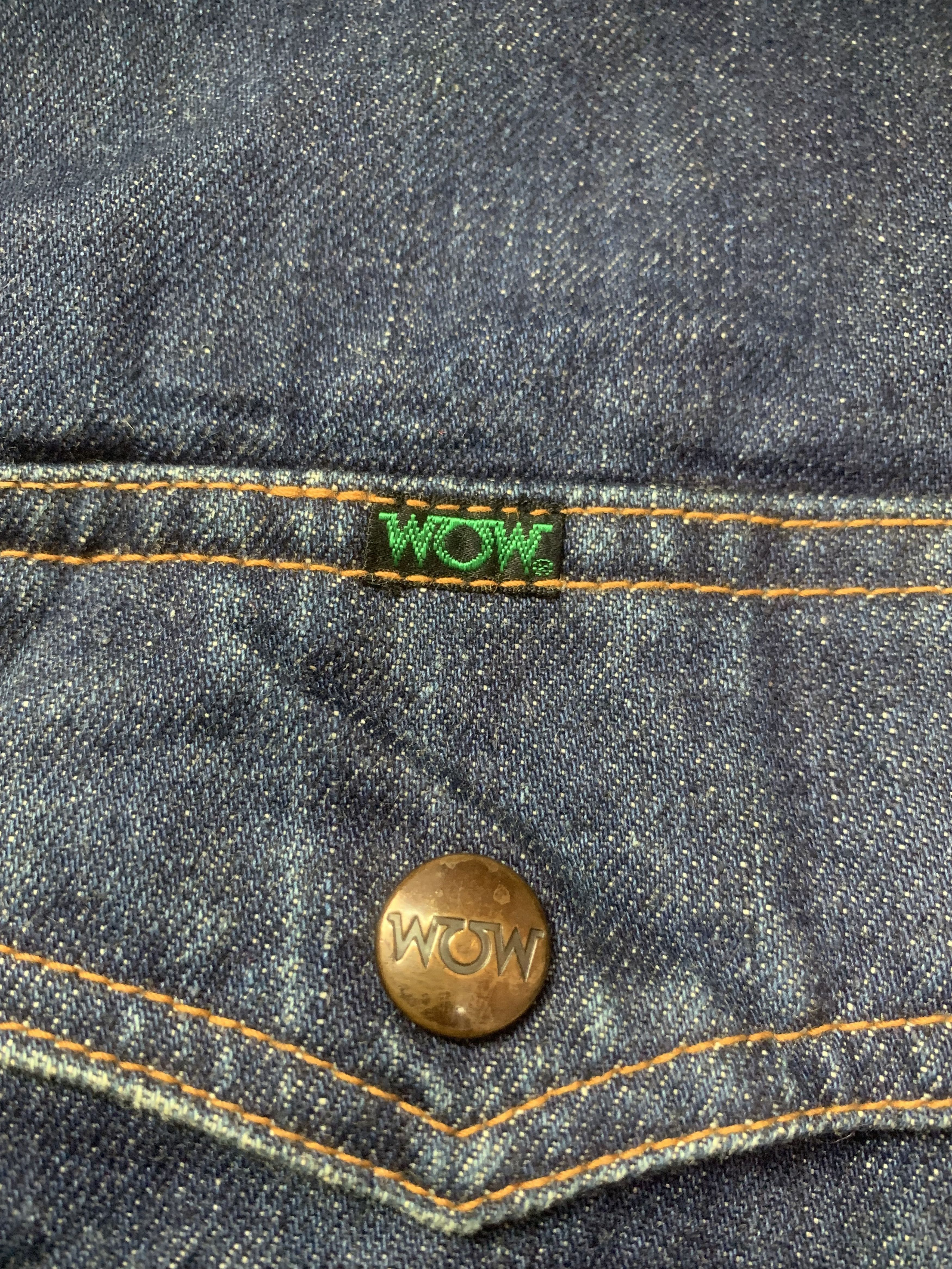 Vintage × WOW Couture Rare Design Vintage Wow Tei Jin U.S.I Apparel Denim Jackets Size L / US 10 / IT 46 - 7 Thumbnail