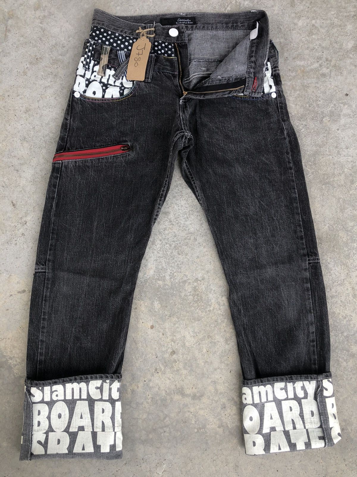 Hysteric Glamour Japanese Dominate Handcrafted Double Waist Embroidered Size US 29 - 3 Thumbnail