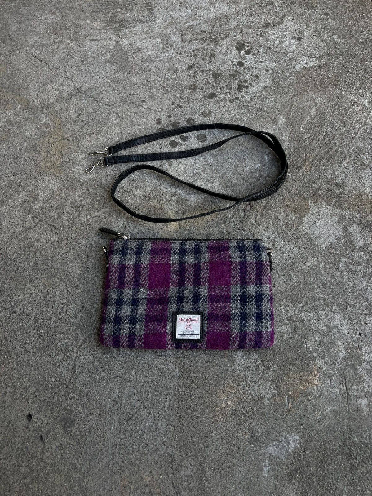 Vintage Vivienne Westwood Style Messenger Bag Haris Tweed