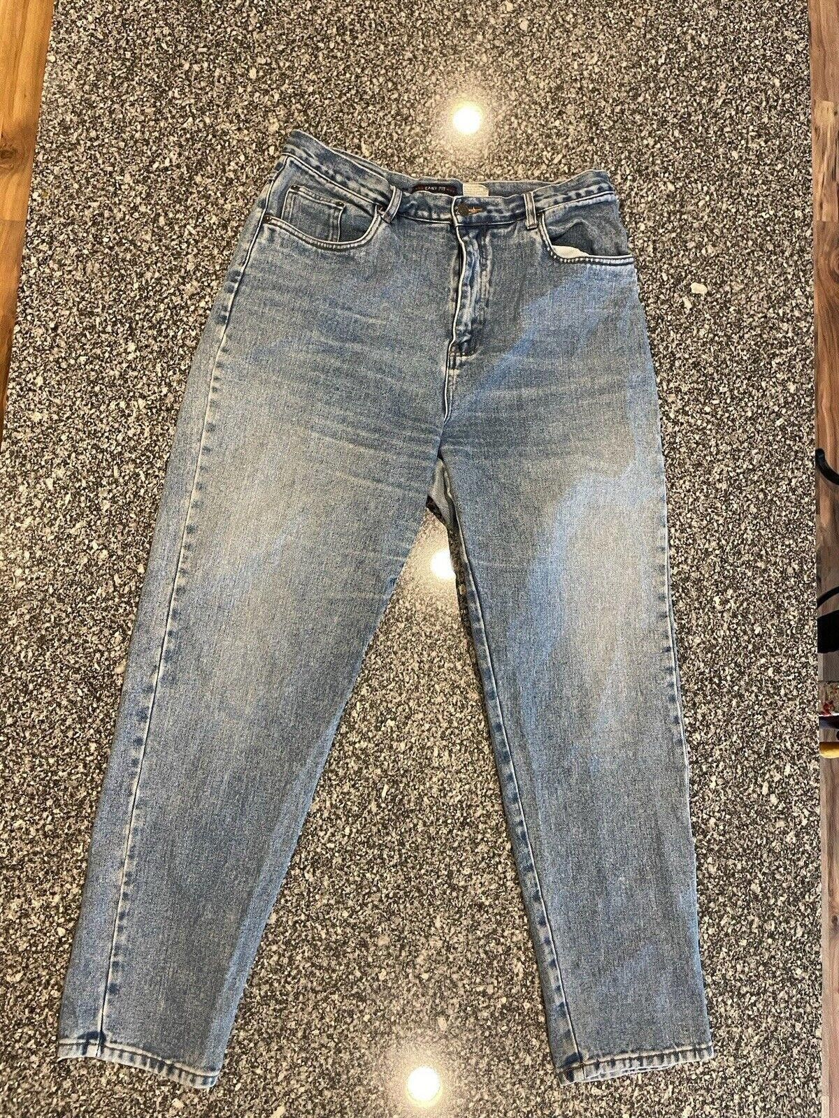 Bill Blass Bill Blass Women's Jeans Easy Fit Medium Wash Size 14 (A5) Size 36" / US 14 / IT 50 - 1 Thumbnail