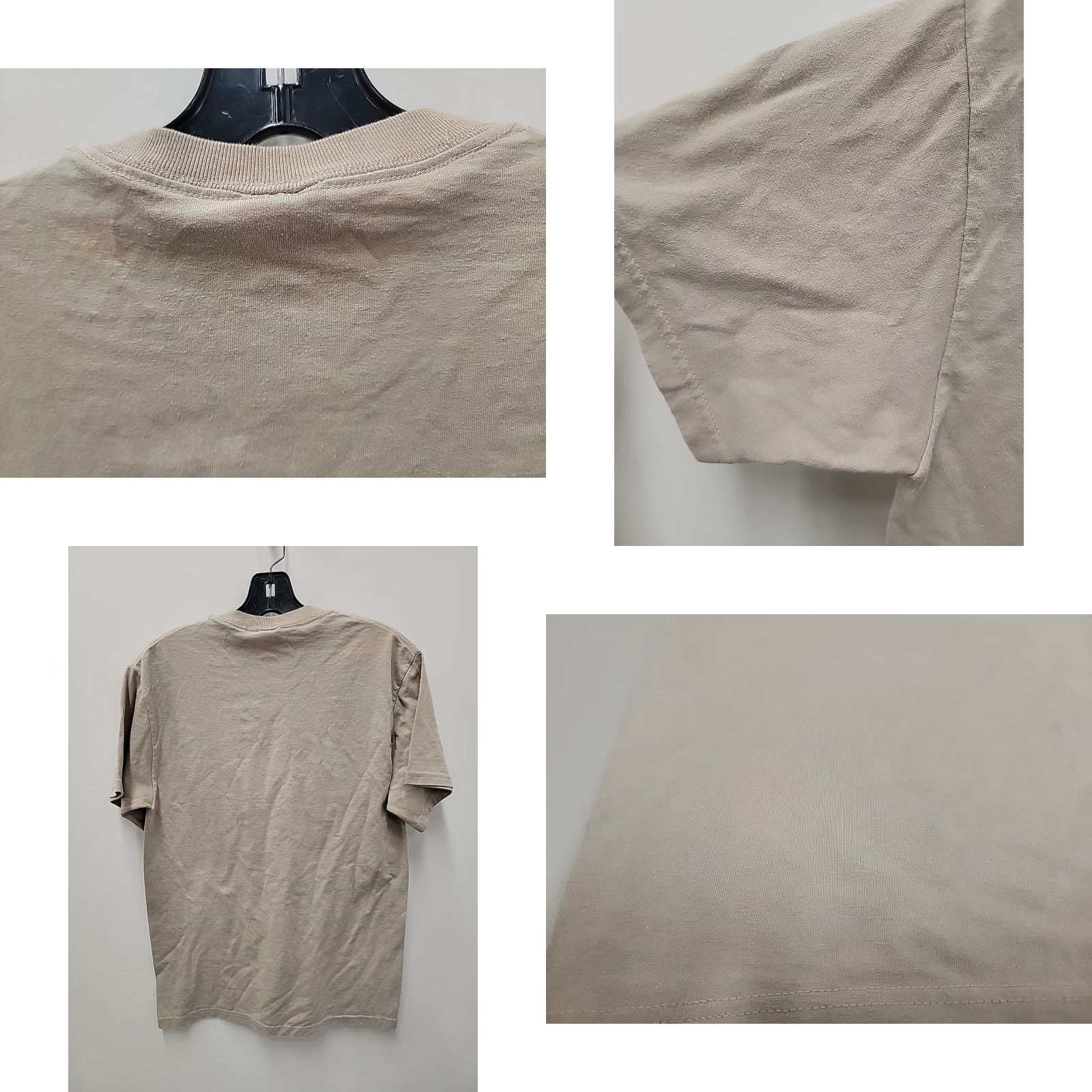 Fruit Of The Loom VINTAGE Black Panther Graphic T-Shirt Mens Medium Beige Fruit Of The Loom Size US M / EU 48-50 / 2 - 8 Thumbnail