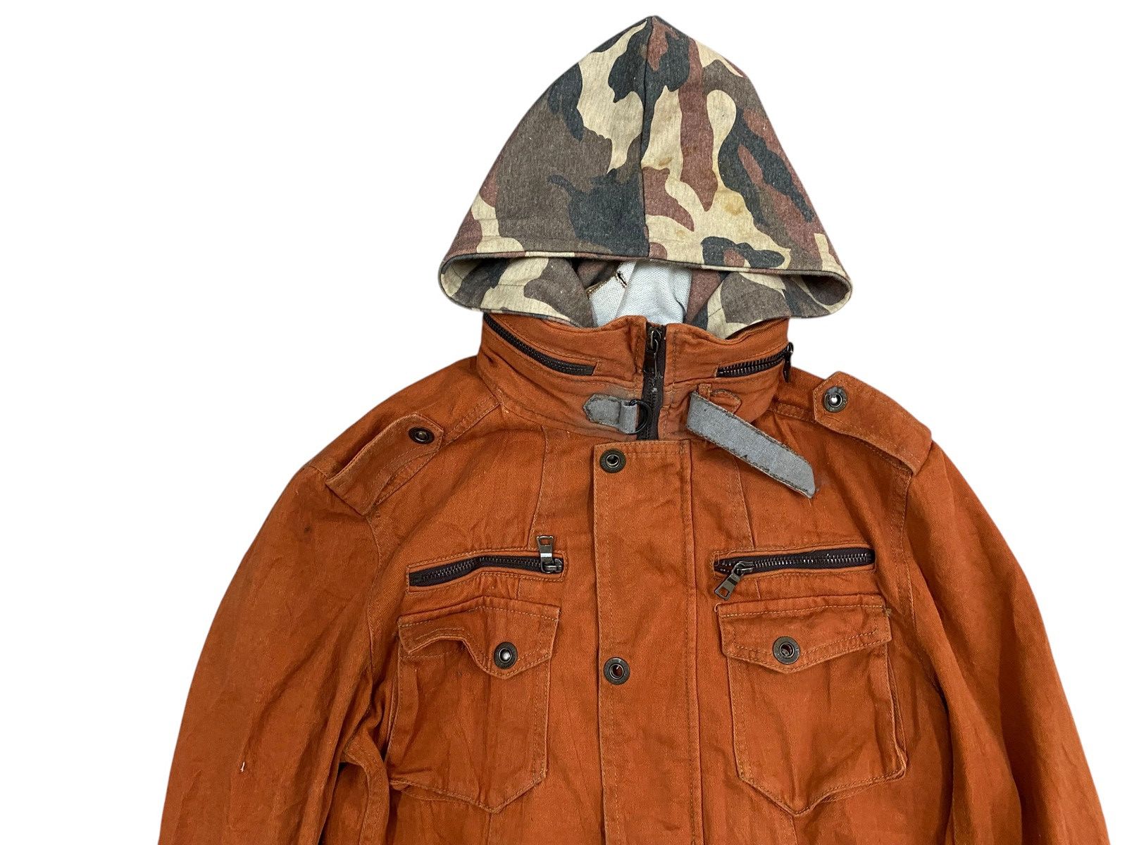 In The Attic In The Attic Military Style Jacket – with Camo Hoodie Size US M / EU 48-50 / 2 - 4 Thumbnail