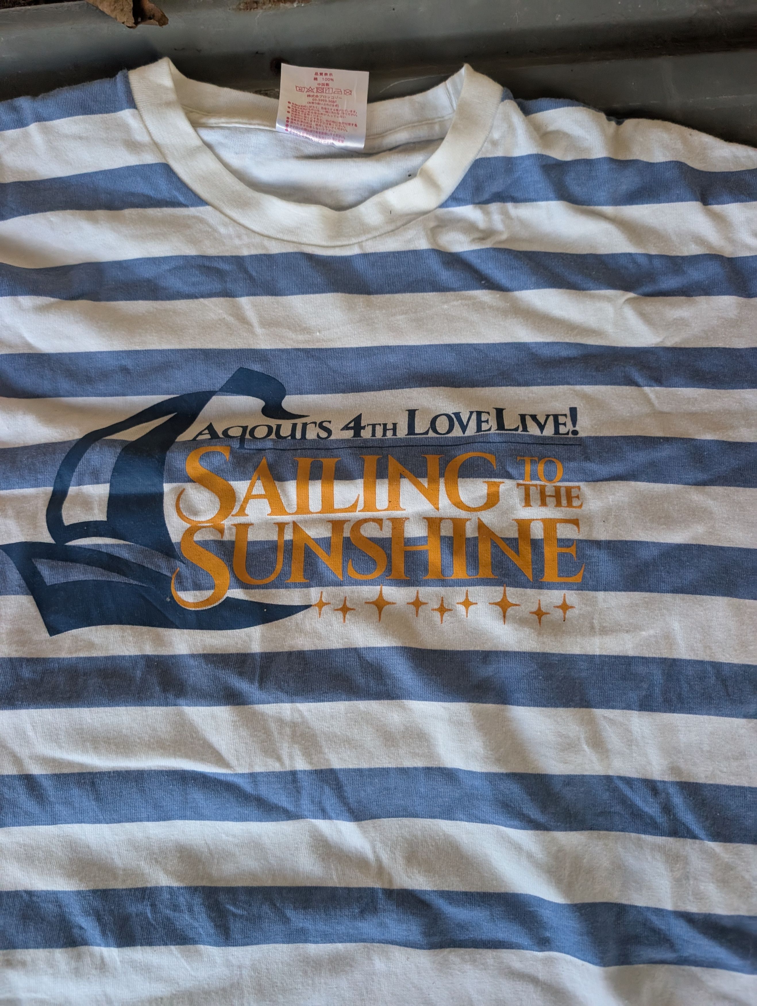 Japanese Brand Aqours 4th Love Live! -Sailing to the Sunshine- T Shirt Size US M / EU 48-50 / 2 - 11 Thumbnail