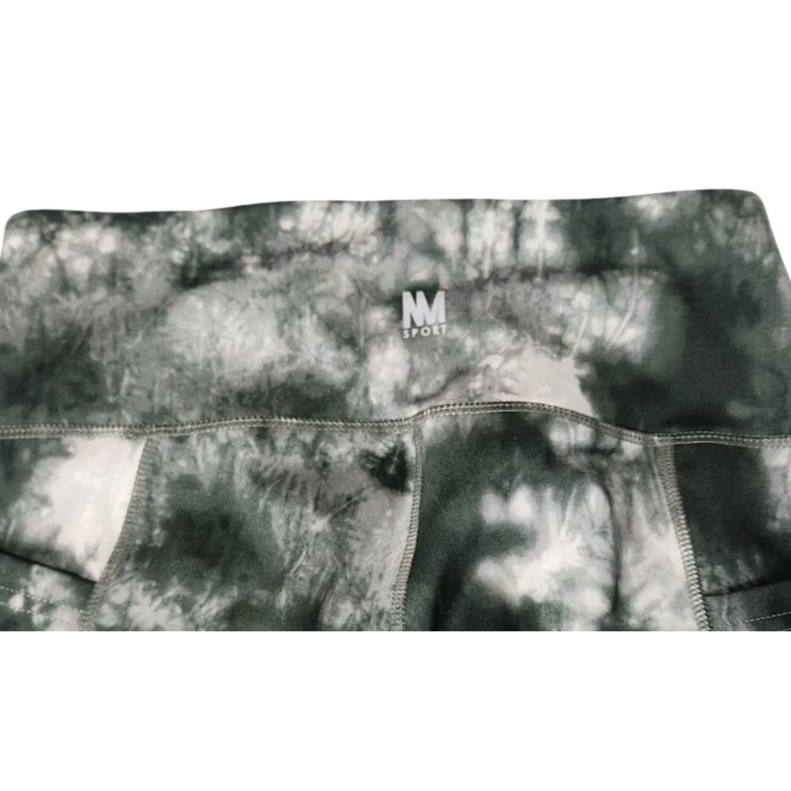 Nicole Miller Nicole Miller Womens L Cropped Leggings Pockets Green Size 36" / US 14 / IT 50 - 4 Thumbnail