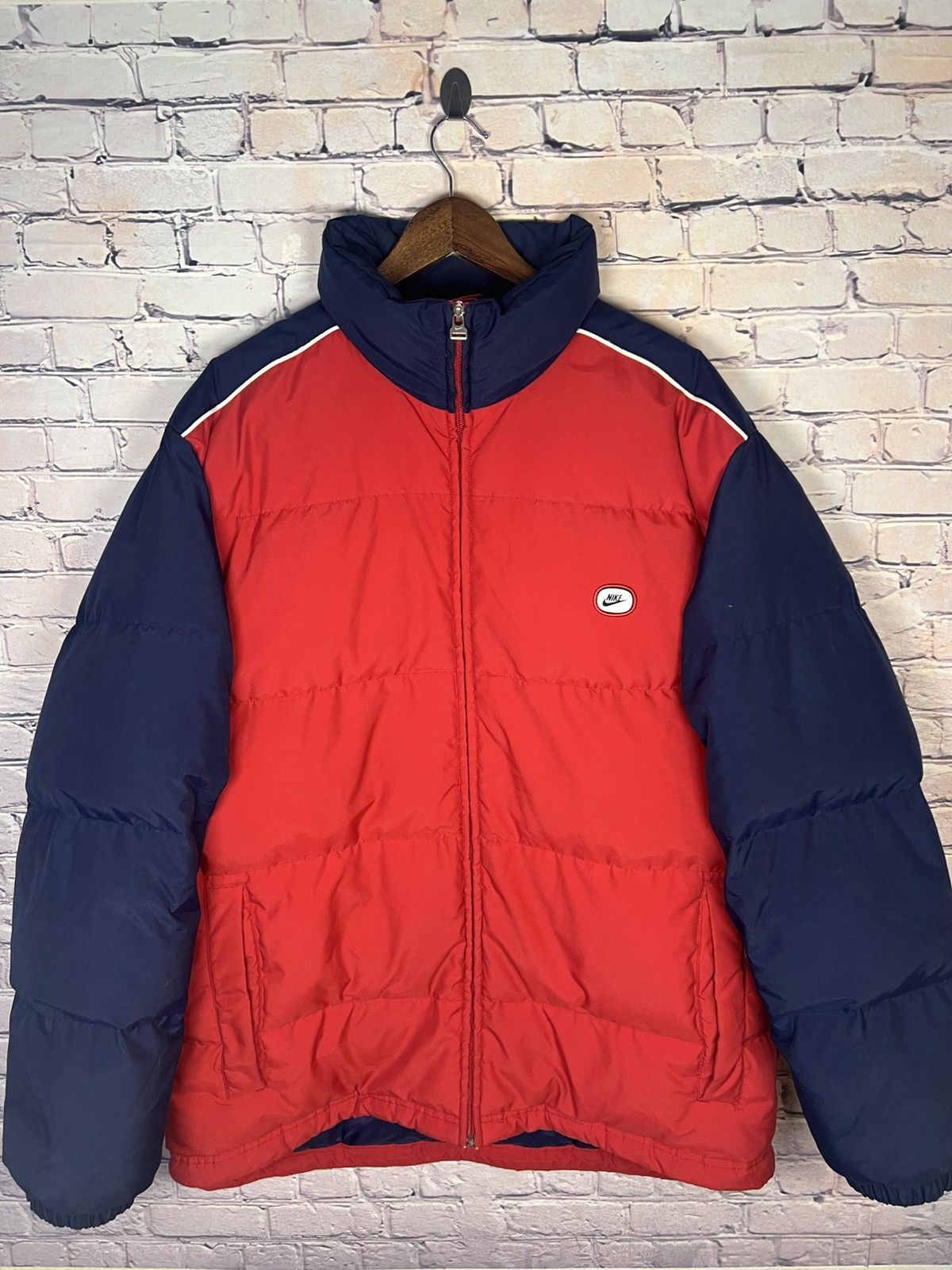 Nike × Vintage Nike jacket x down jacket winter x vintage Size US L / EU 52-54 / 3 - 1 Thumbnail