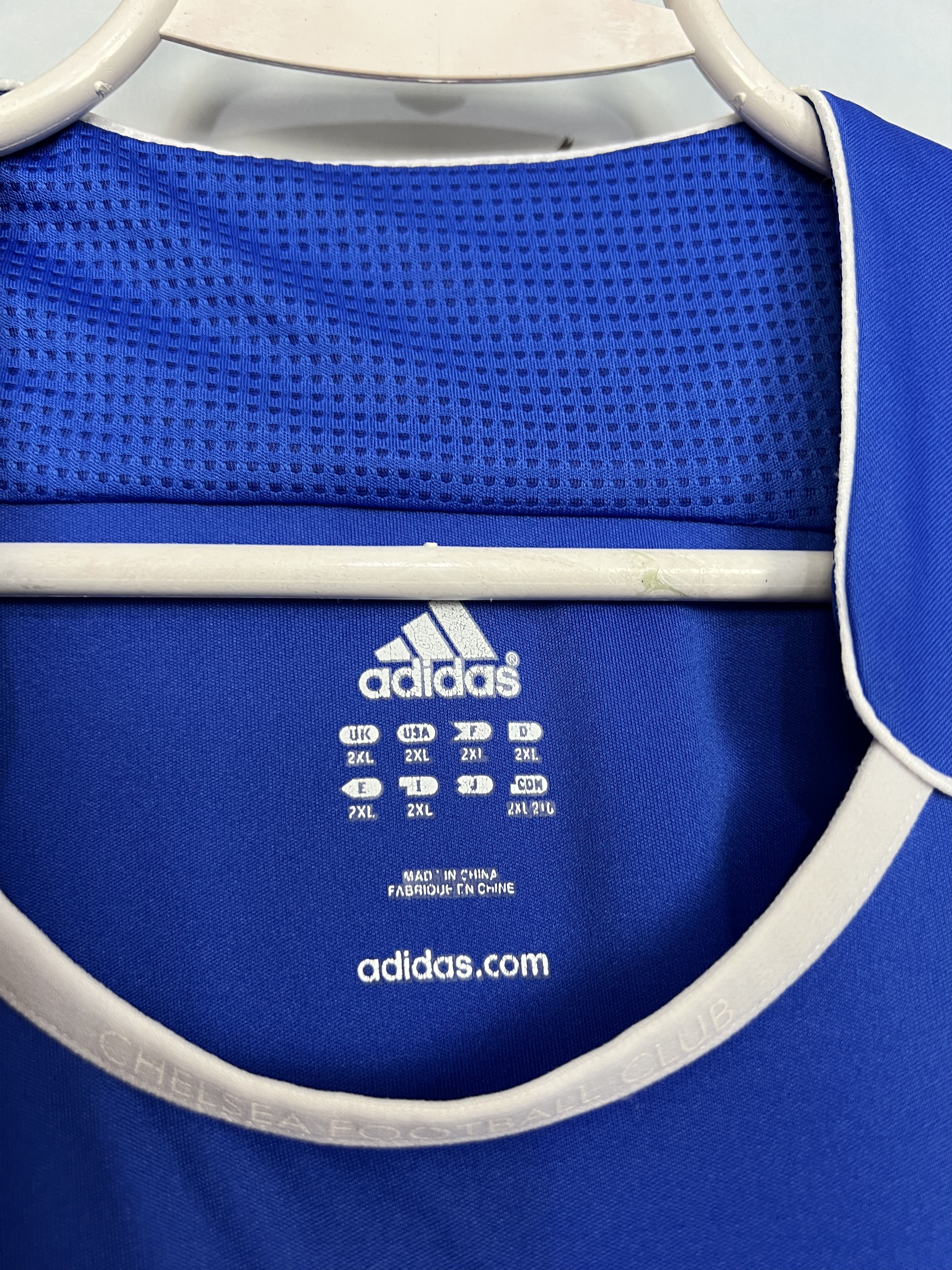 Adidas Chelsea Home football shirt Soccer Long Sleeve Jersey Trikot Size US XXL / EU 58 / 5 - 9 Thumbnail