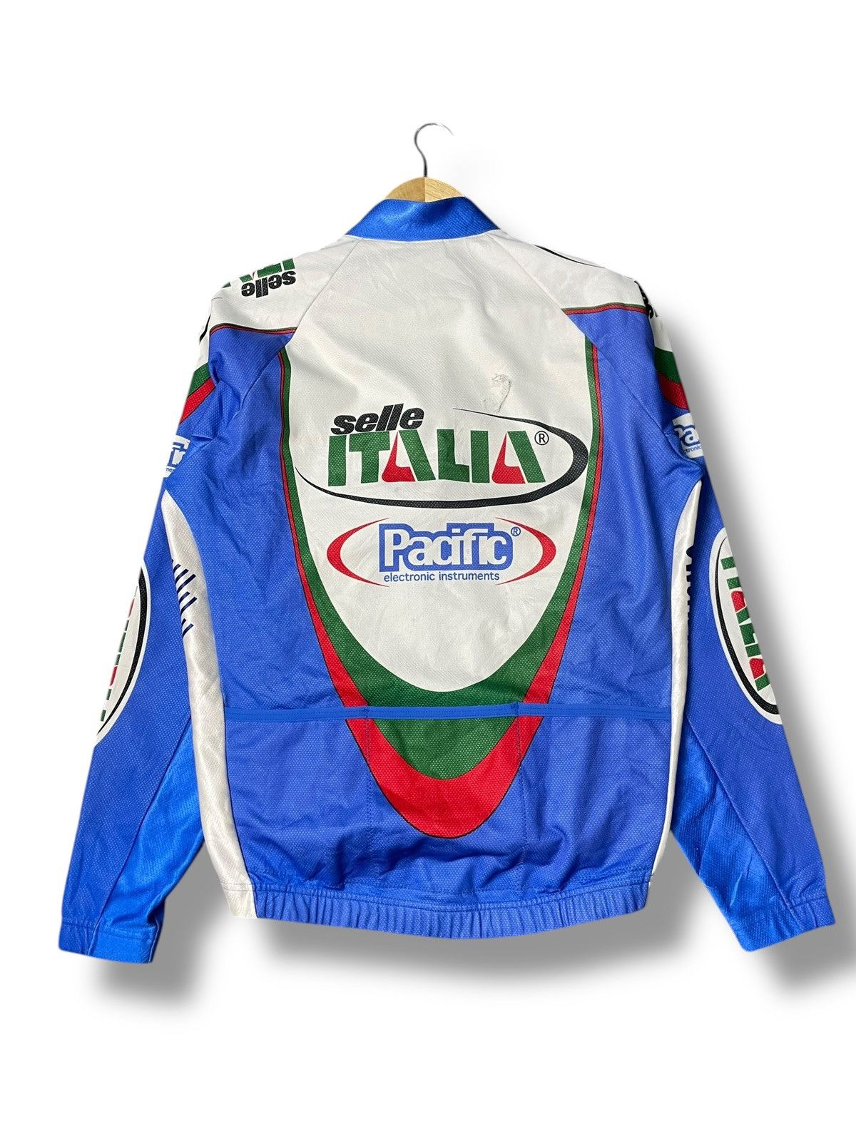 Japanese Brand × Vintage Vintage SMS SANTINI SELLE ITALIA Zipper Jacket (88) Size US XS / EU 42 / 0 - 5 Thumbnail