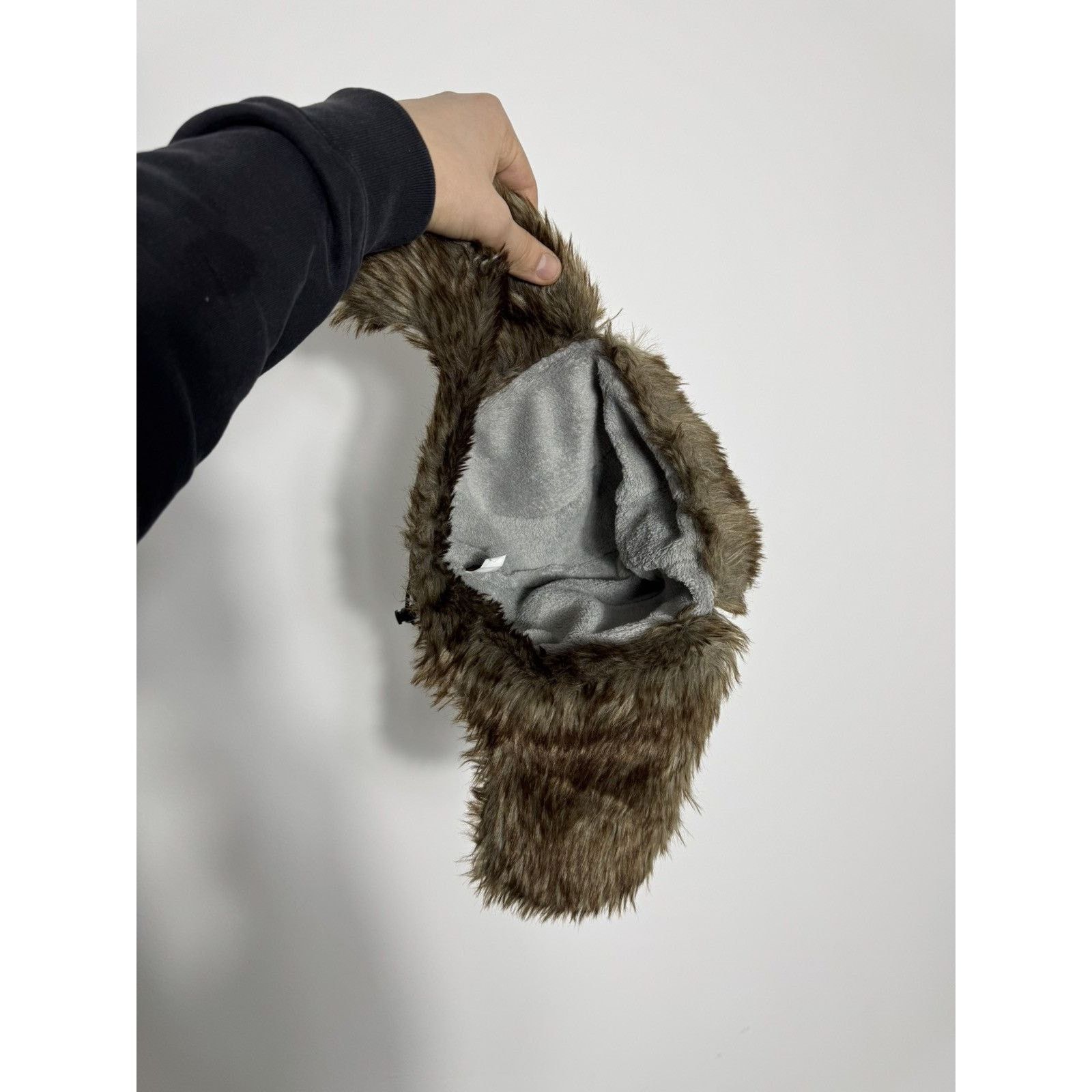 Japanese Brand Y2K Ushanka Fur Fuzzy Hat 90s Style Vintage ifsixwasnine+ Size ONE SIZE - 5 Thumbnail