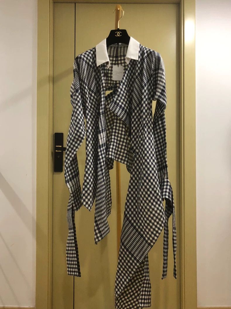 Loewe LOEWE Black and white checkered shirt Size XS / US 0-2 / IT 36-38 - 1 Thumbnail