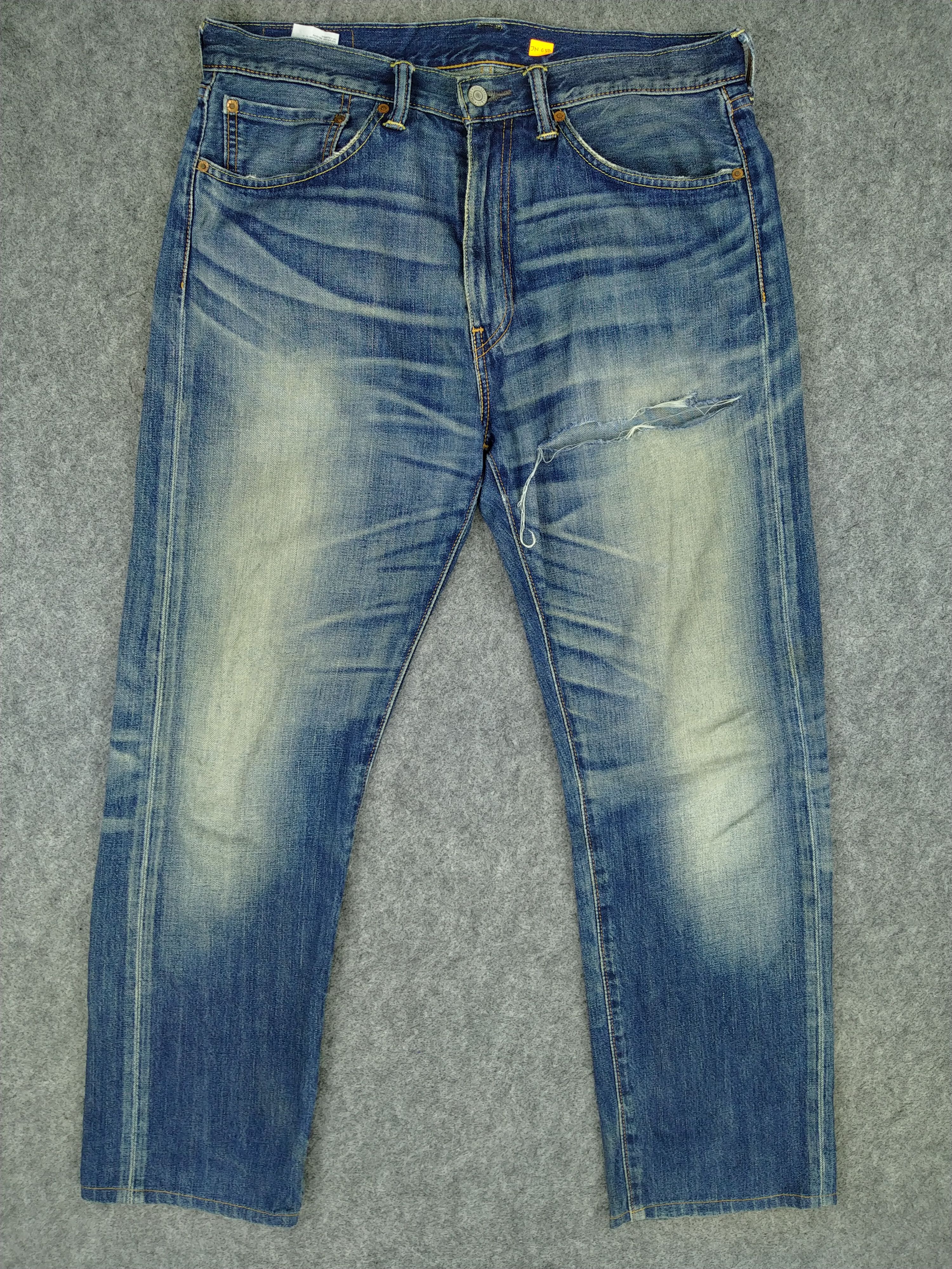 Levi's Dirty Levi's 505 Whisker Denim 34 x 30 -JN650 Size US 34 / EU 50 - 1 Thumbnail