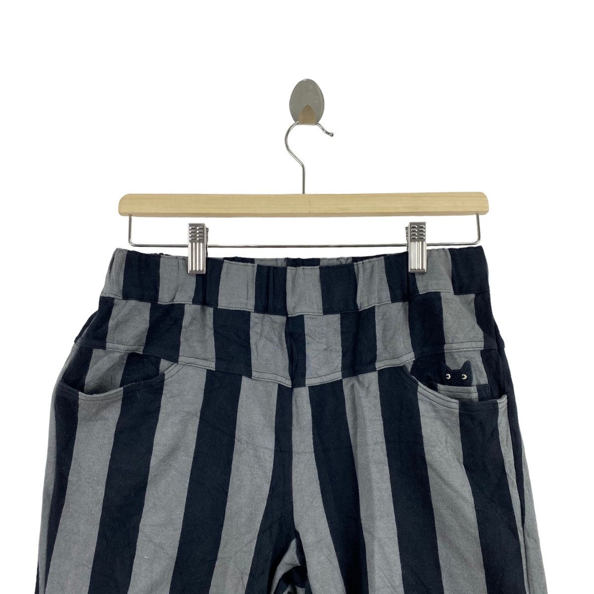 Japanese Brand ATSUKO MATANO By WACOAL Japan Hickory Stripes Slim Pant Size 28" / US 6 / IT 42 - 2 Thumbnail