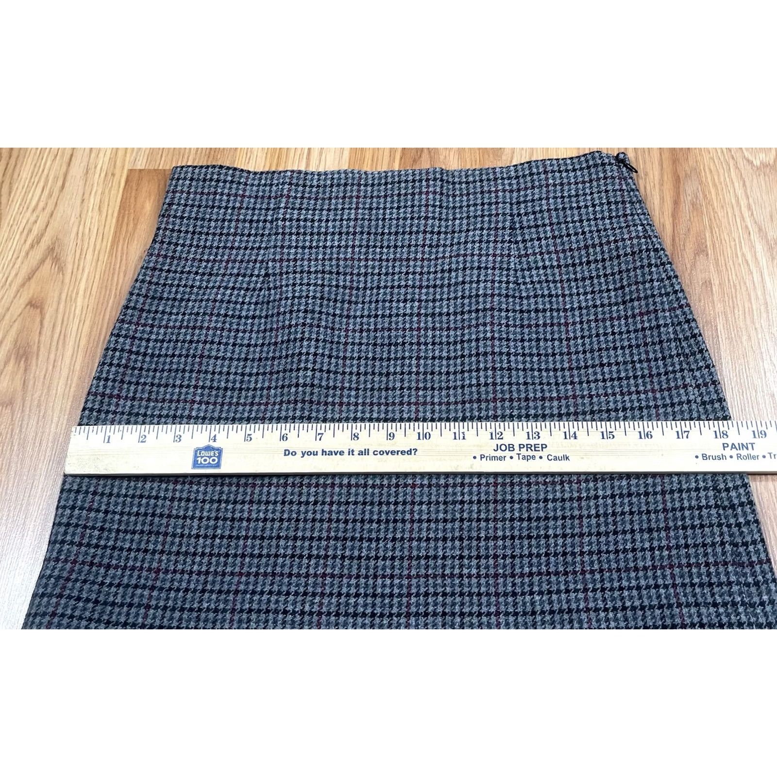 Zara Zara Skirt Women's Size S Small Wool Blend Short Above Knee Length Pencil Gray Size 28" / US 6 / IT 42 - 5 Thumbnail
