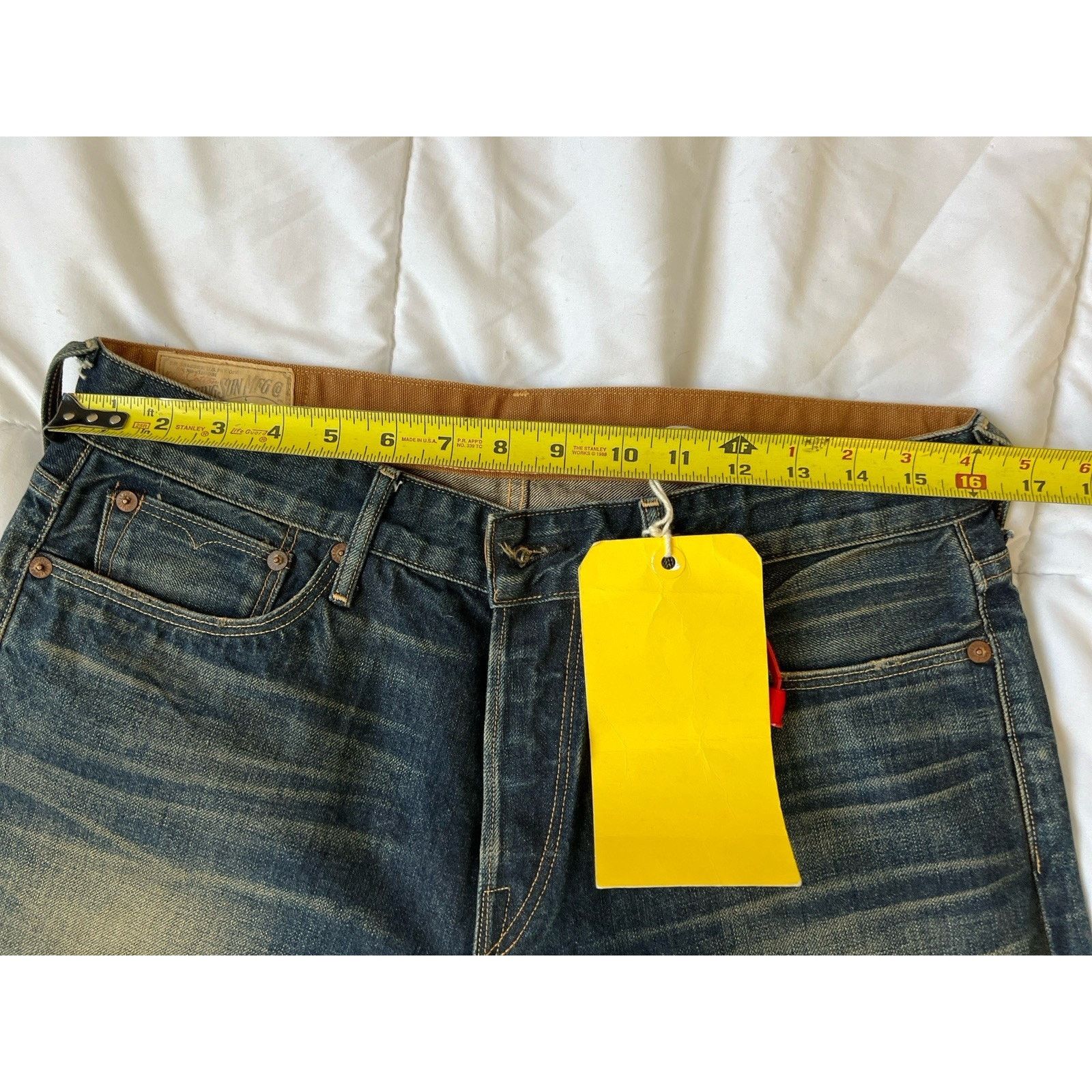 Rising Sun & Co. Rising Sun & Co. Raw Selvedge Denim Jeans Mfg Los Angeles 32 Size US 32 / EU 48 - 9 Thumbnail