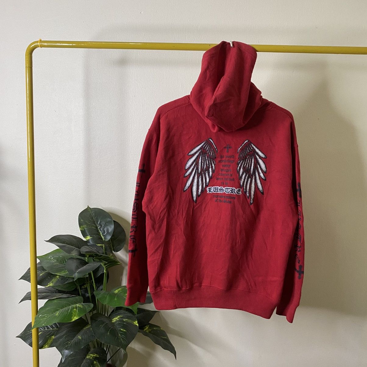If Six Was Nine Lustre Cyber Gothic Punk Grunge Affliction Design Hoodie Size US L / EU 52-54 / 3 - 1 Thumbnail