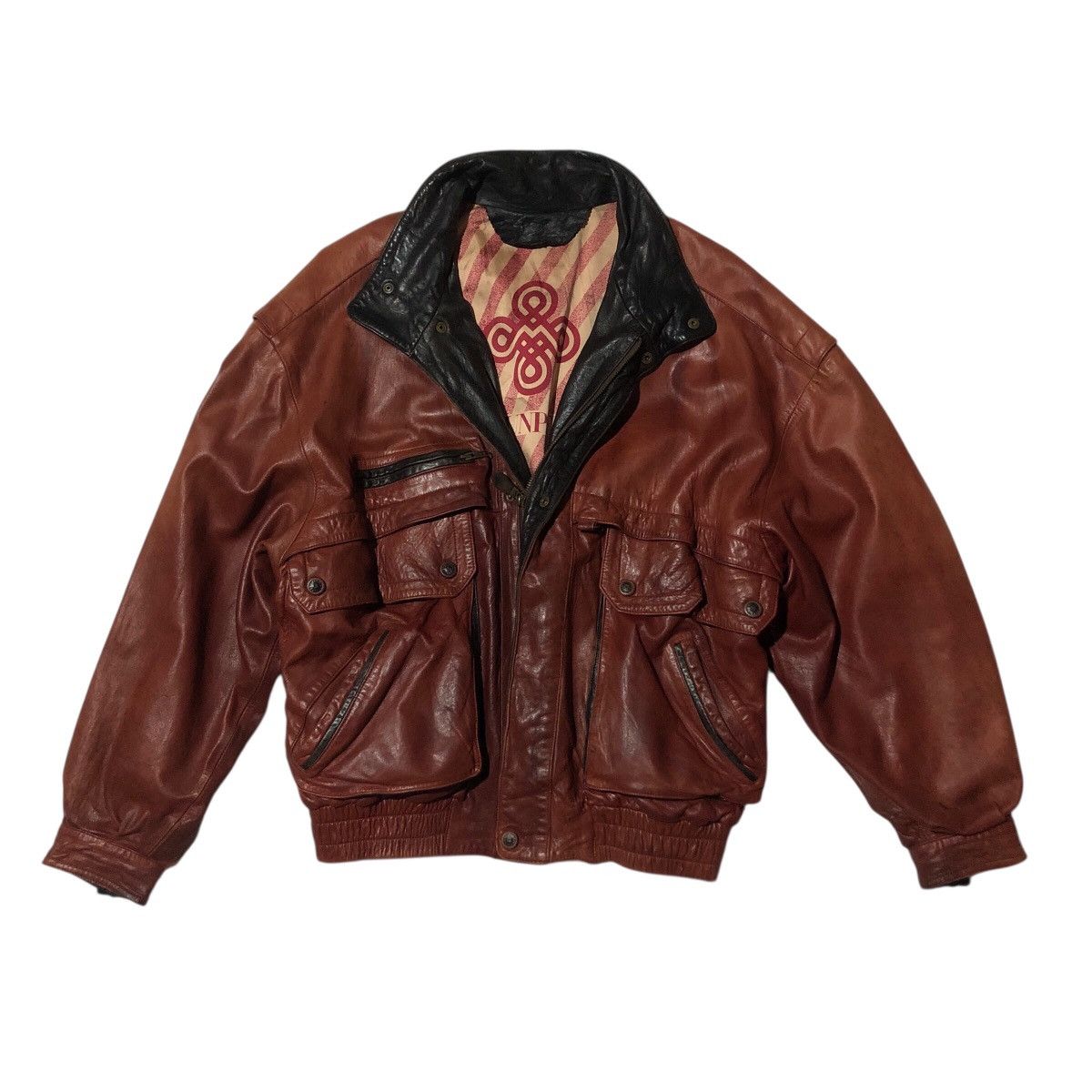 Japanese Brand Vintage Munper Leather Jackets Size US XL / EU 56 / 4 - 1 Thumbnail