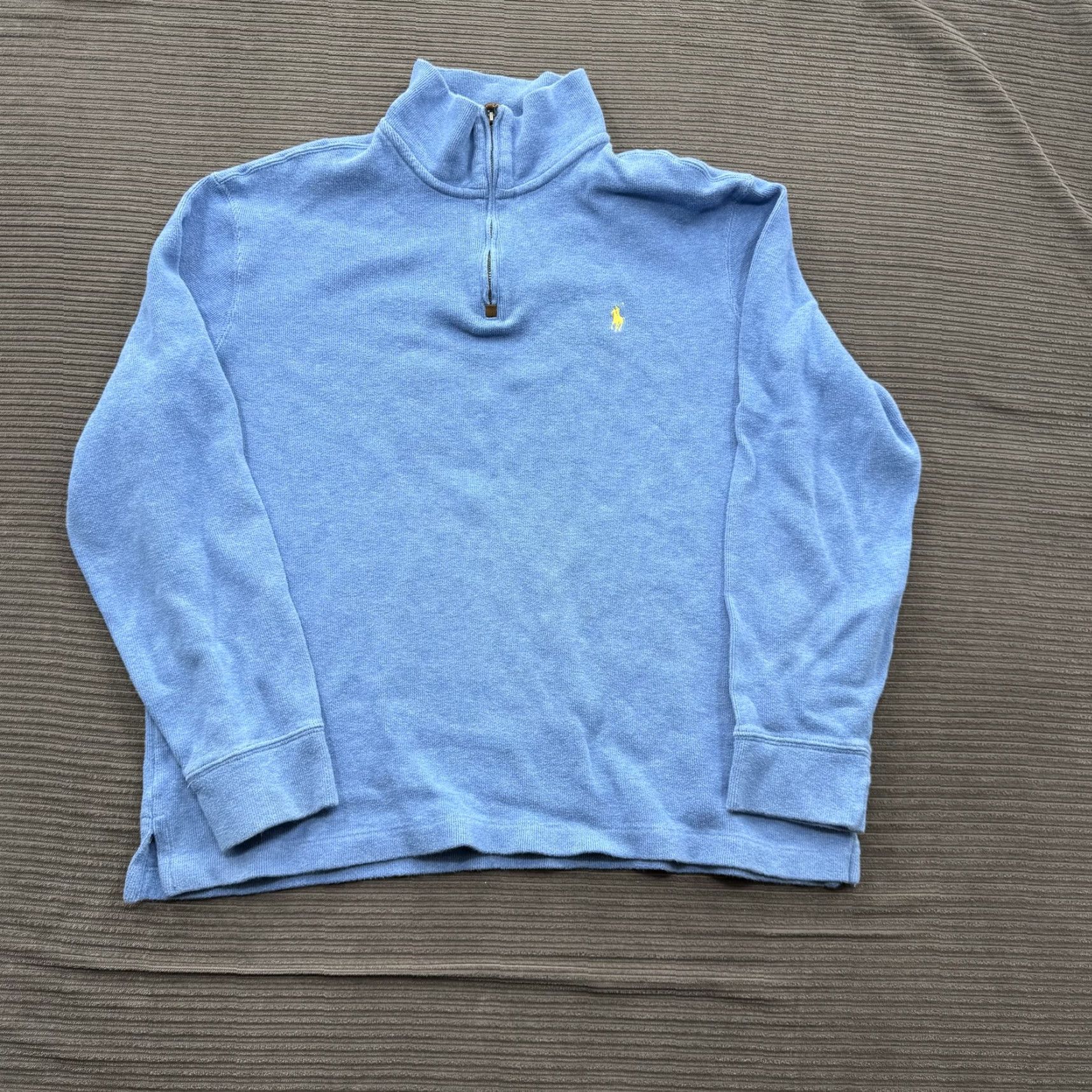 Polo Ralph Lauren VINTAGE Polo Ralph Lauren Sweater Mens XL Quarter Zip Pullover Classic Pony Embroidered Size US XL / EU 56 / 4 - 2 Thumbnail