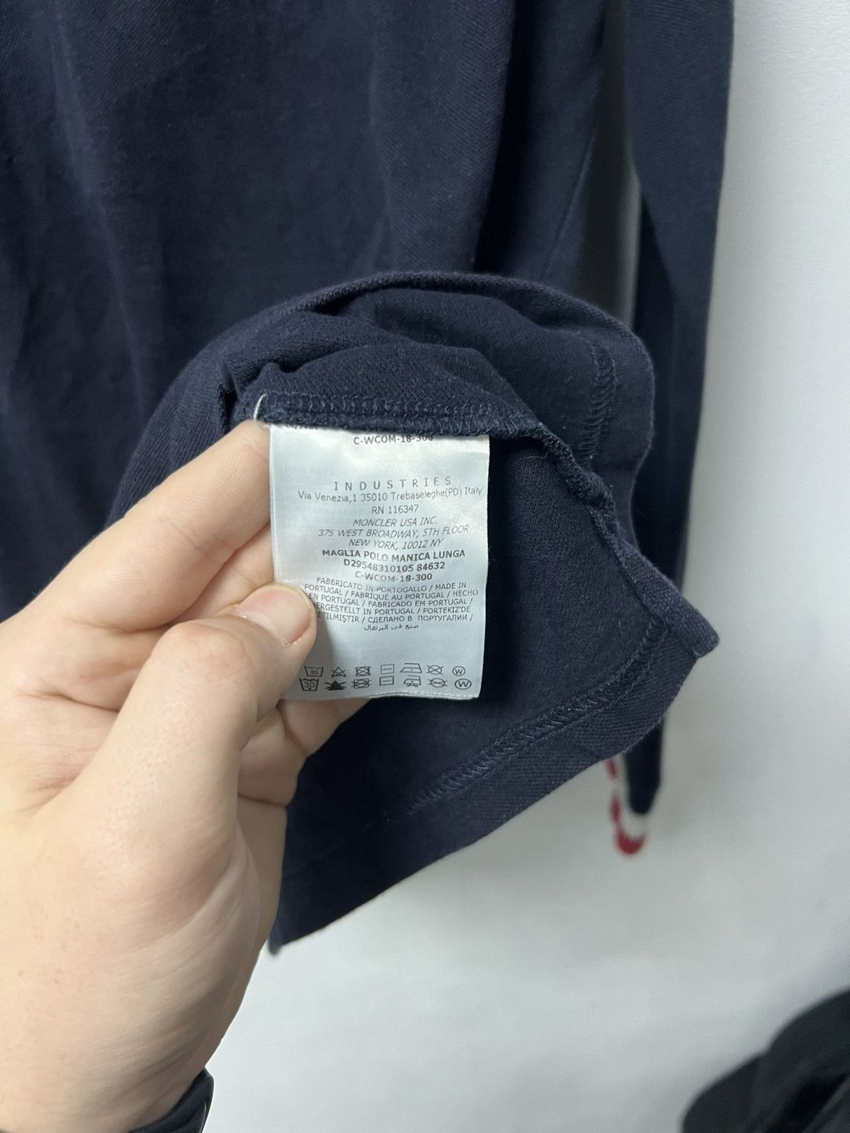 Moncler Moncler Long Sleeve Polo T Shirt Size US S / EU 44-46 / 1 - 5 Thumbnail