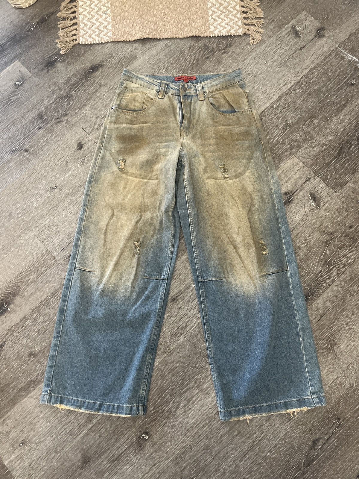Jaded London Colossus Mud Wash Denim